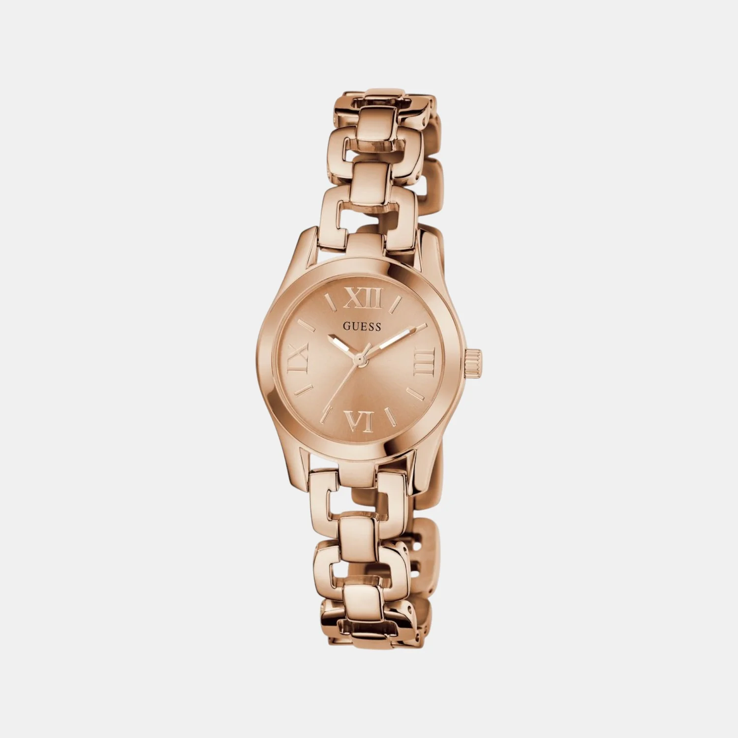 Veda Women Quartz Rose Gold Dial Analog Recycled Steel Watch GW0927L4 - Image 3