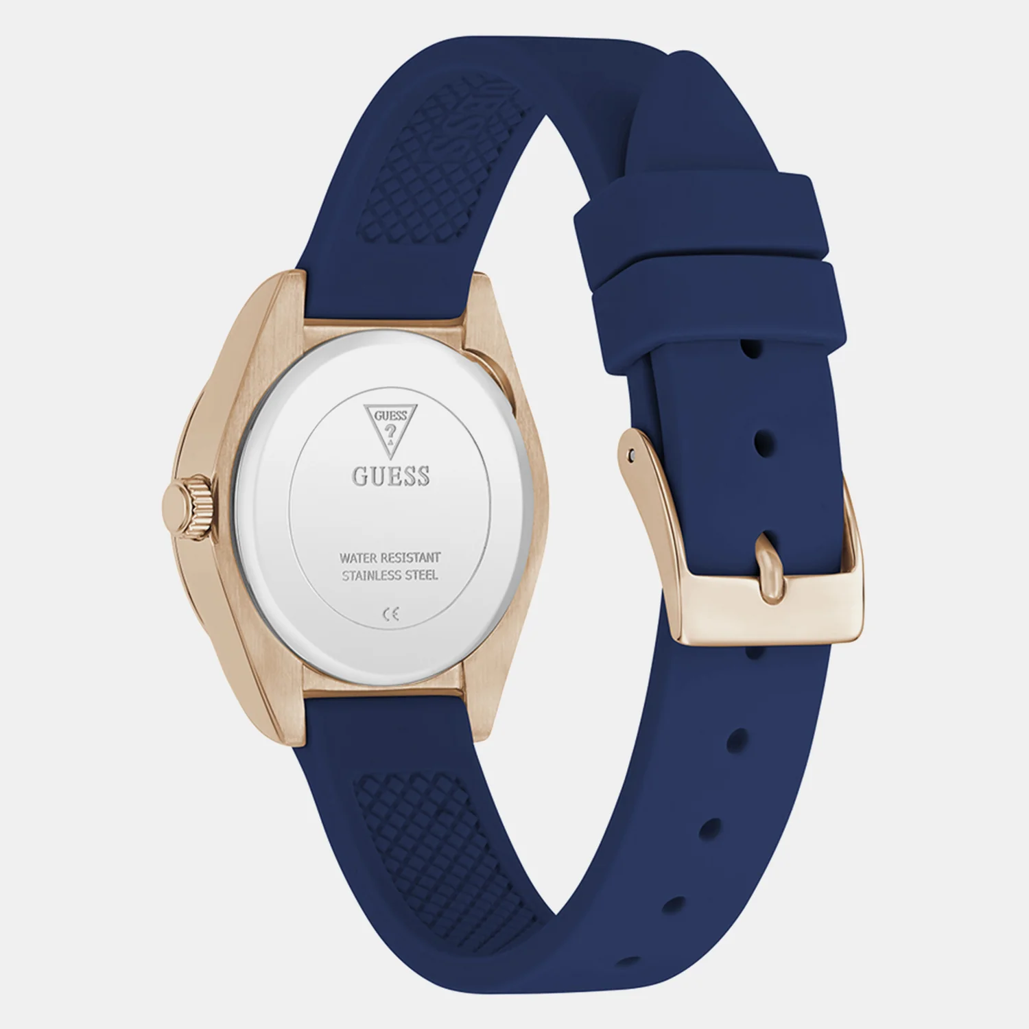 Women Quartz Blue Dial Analog Silicone Watch GW1000L4 - Image 5