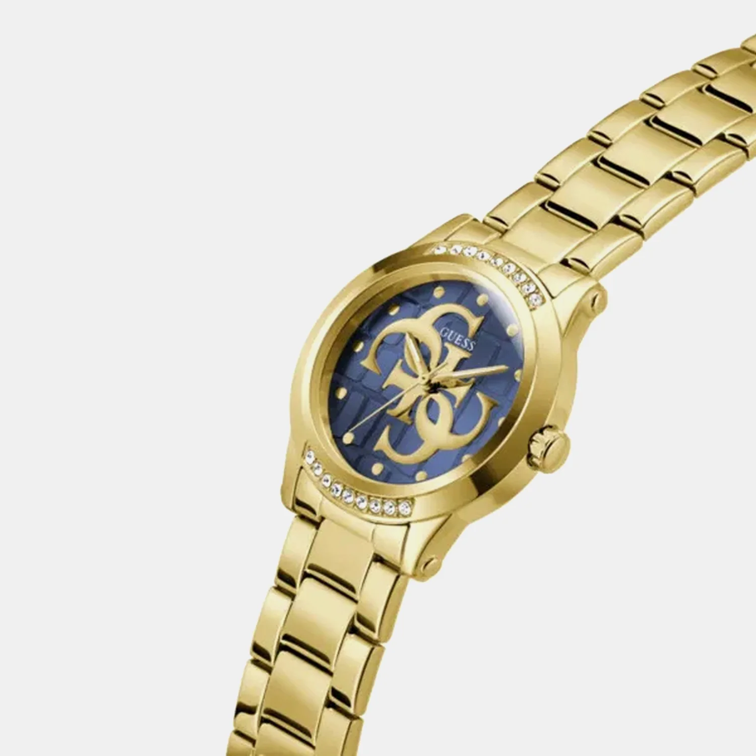 Women Quartz Blue Dial Analog Stainless Steel Watch GW0861L6 - Image 2