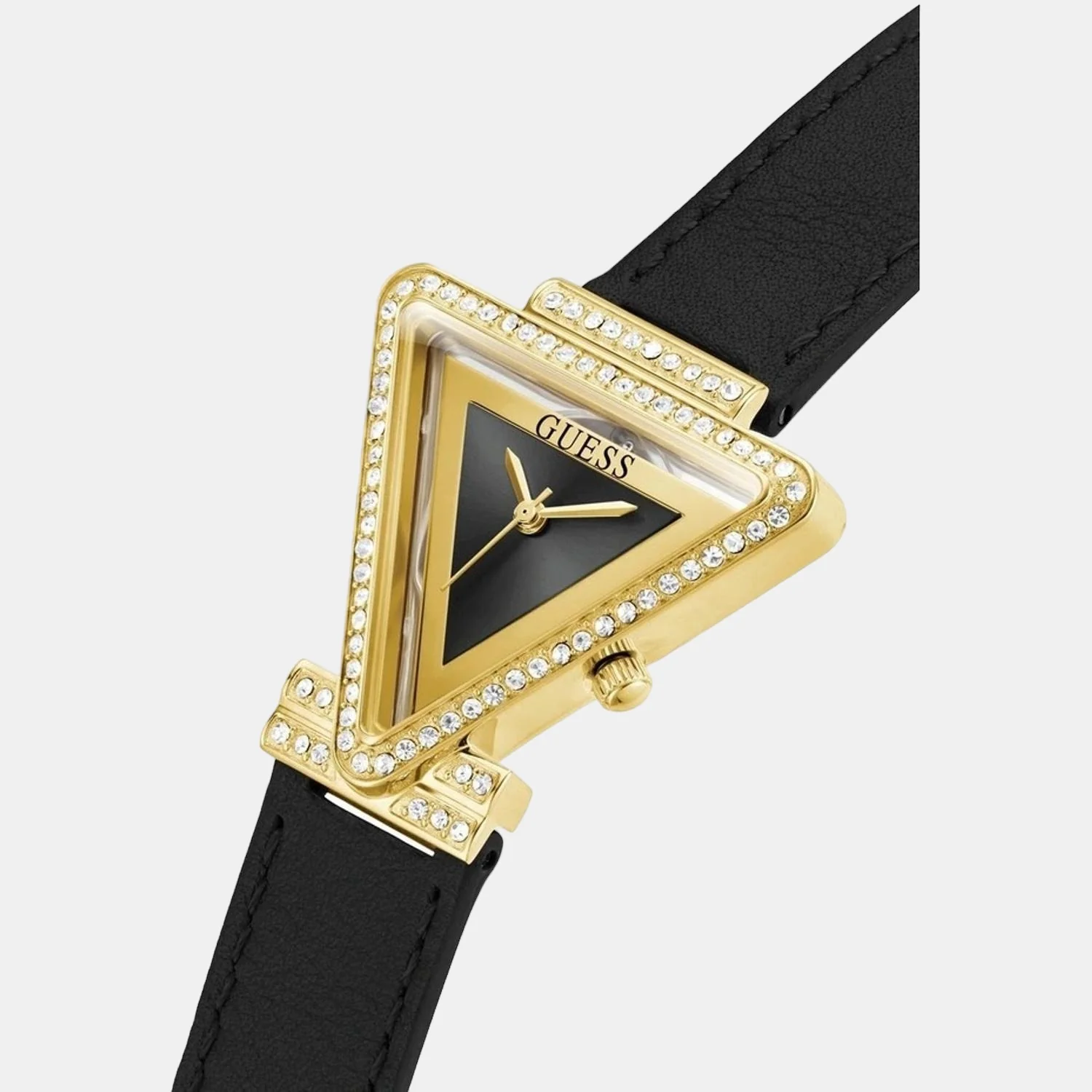 Women Quartz Gold Dial Analog Leather Watch GW0504L5 - Image 4