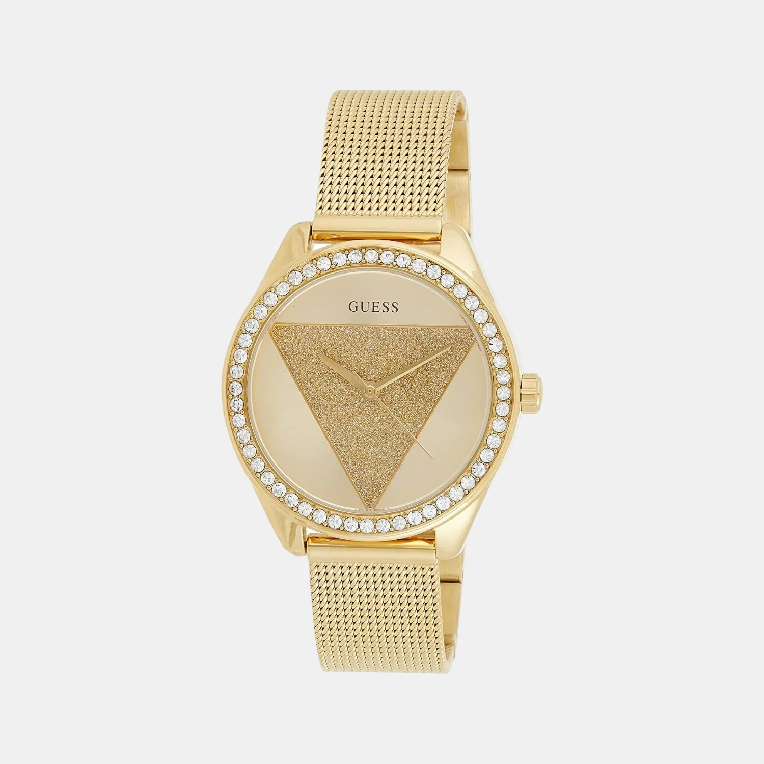 Women Quartz Gold Dial Analog Stainless Steel Watch W1142L2