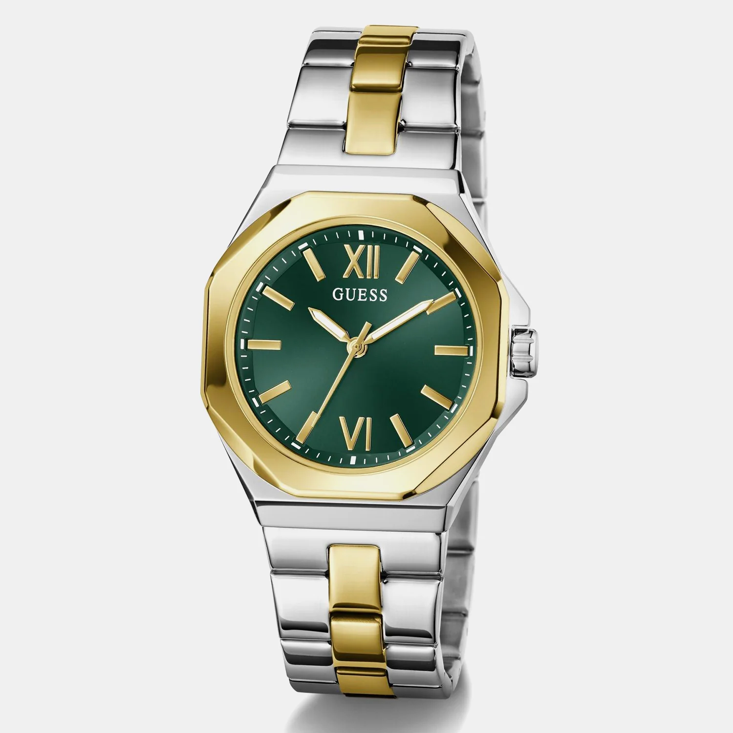 Women Quartz Green Dial Analog Stainless Steel Watch GW0873L4 - Image 2