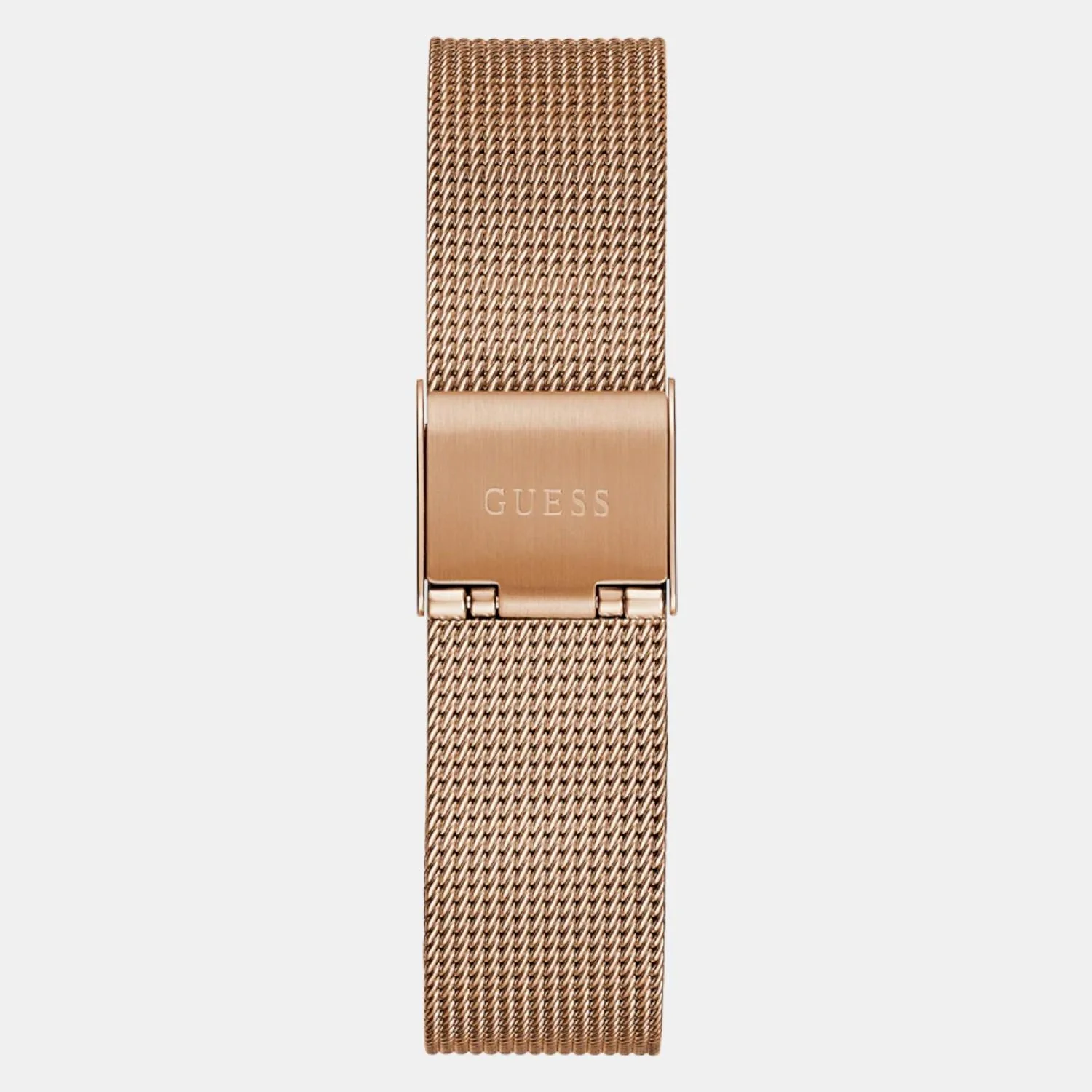 Women Quartz Rose Gold Dial Analog Mesh Watch GW0835L3 - Image 6