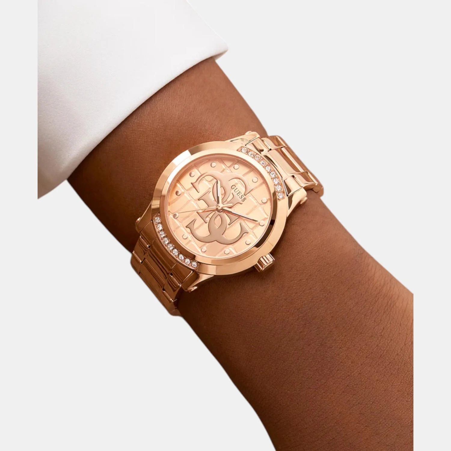 Women Quartz Rose Gold Dial Analog Stainless Steel Watch GW0861L3 - Image 6