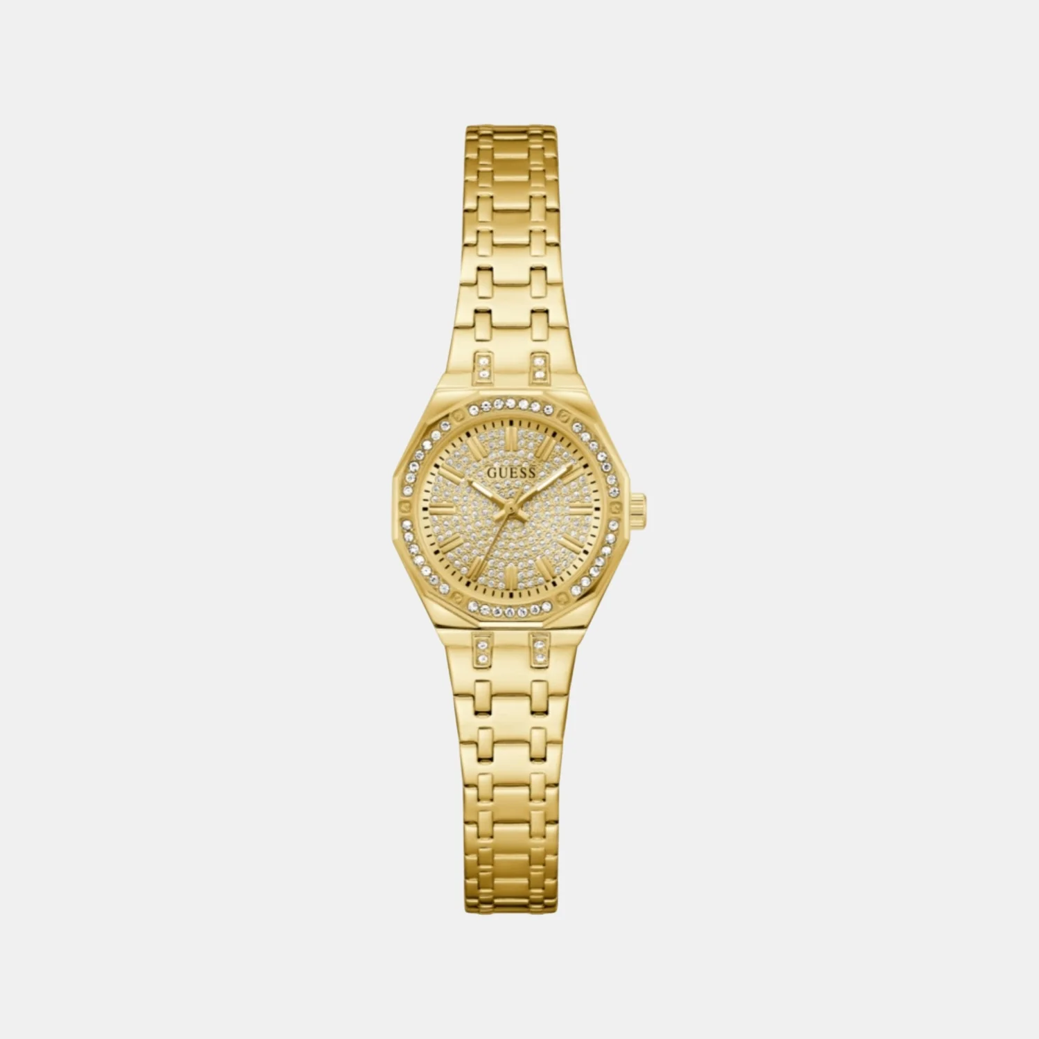 Women Quartz Rose Gold Dial Analog Stainless Steel Watch GW0931L2