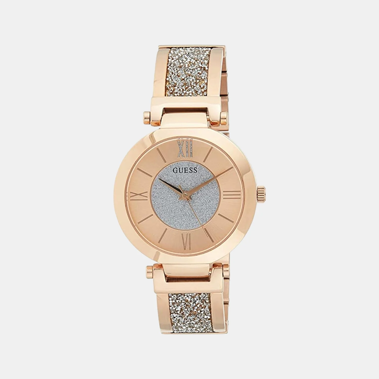 Women Quartz Rose Gold Dial Analog Stainless Steel Watch W1288L3