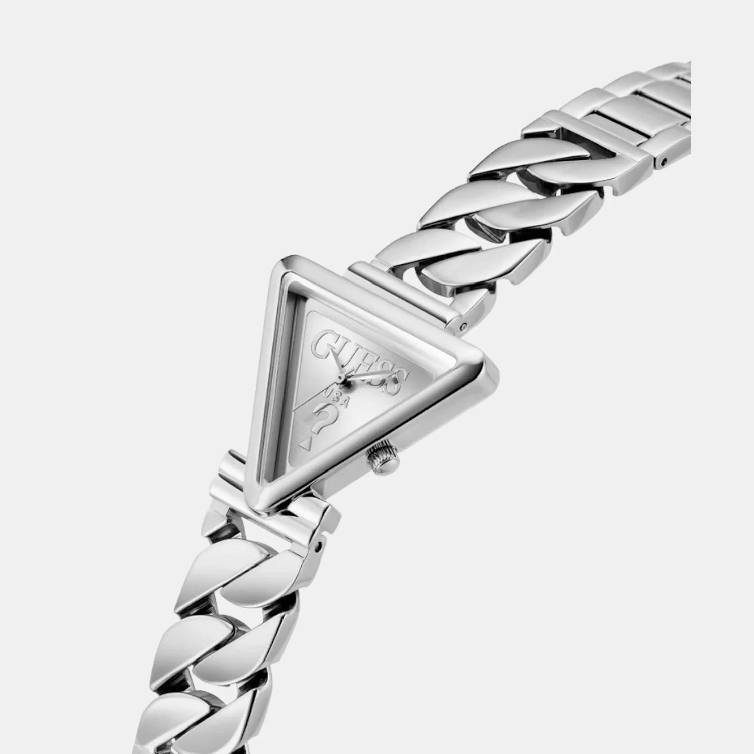 Women Quartz Silver Dial Analog Stainless Steel Watch GW0859L1 - Image 3