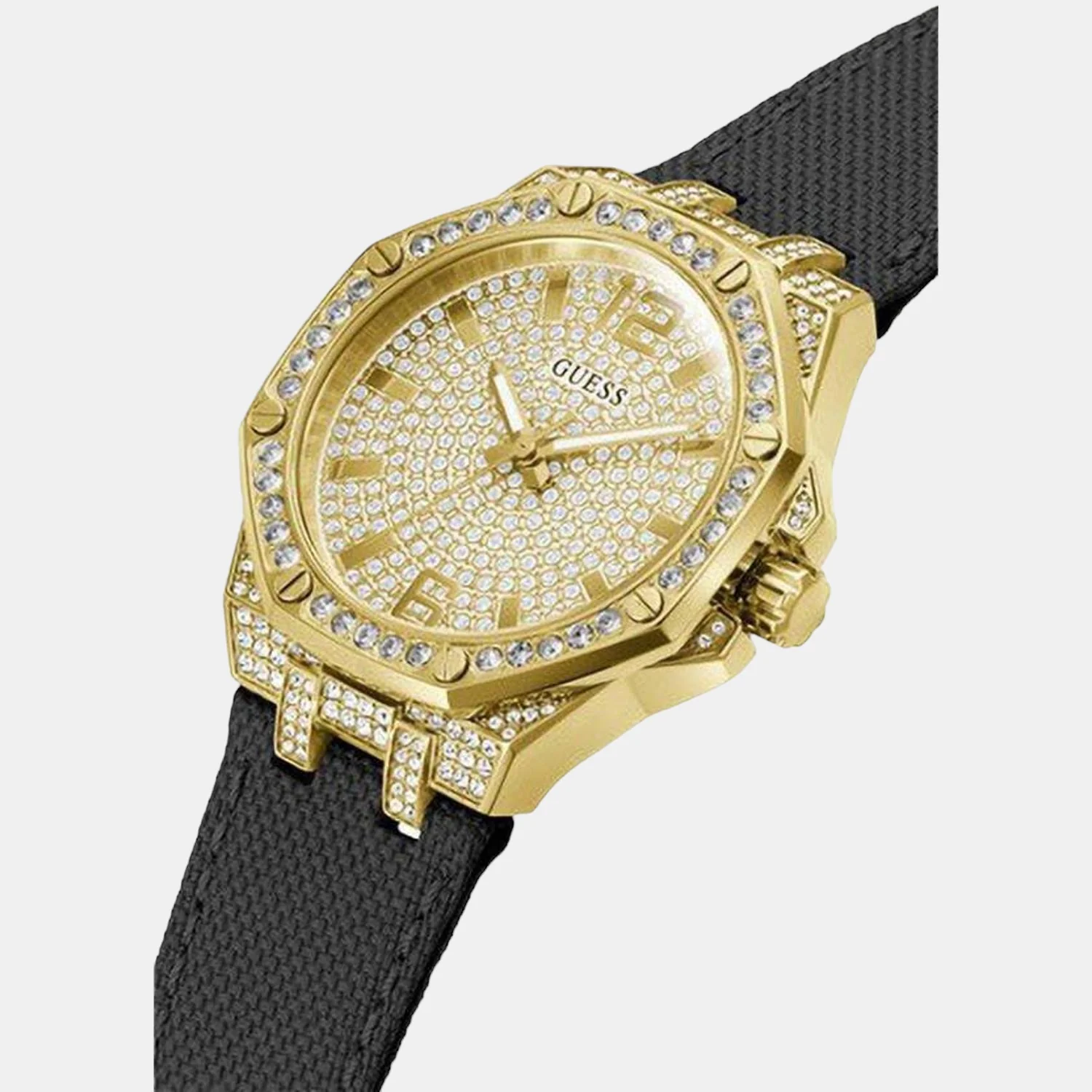 Women Quartz White Dial Analog Silicone Watch GW0408L2 - Image 2