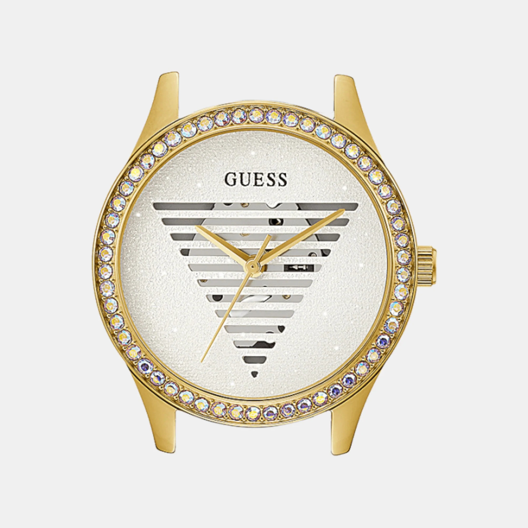 Women Quartz White Dial Analog Silicone Watch GW0530L6