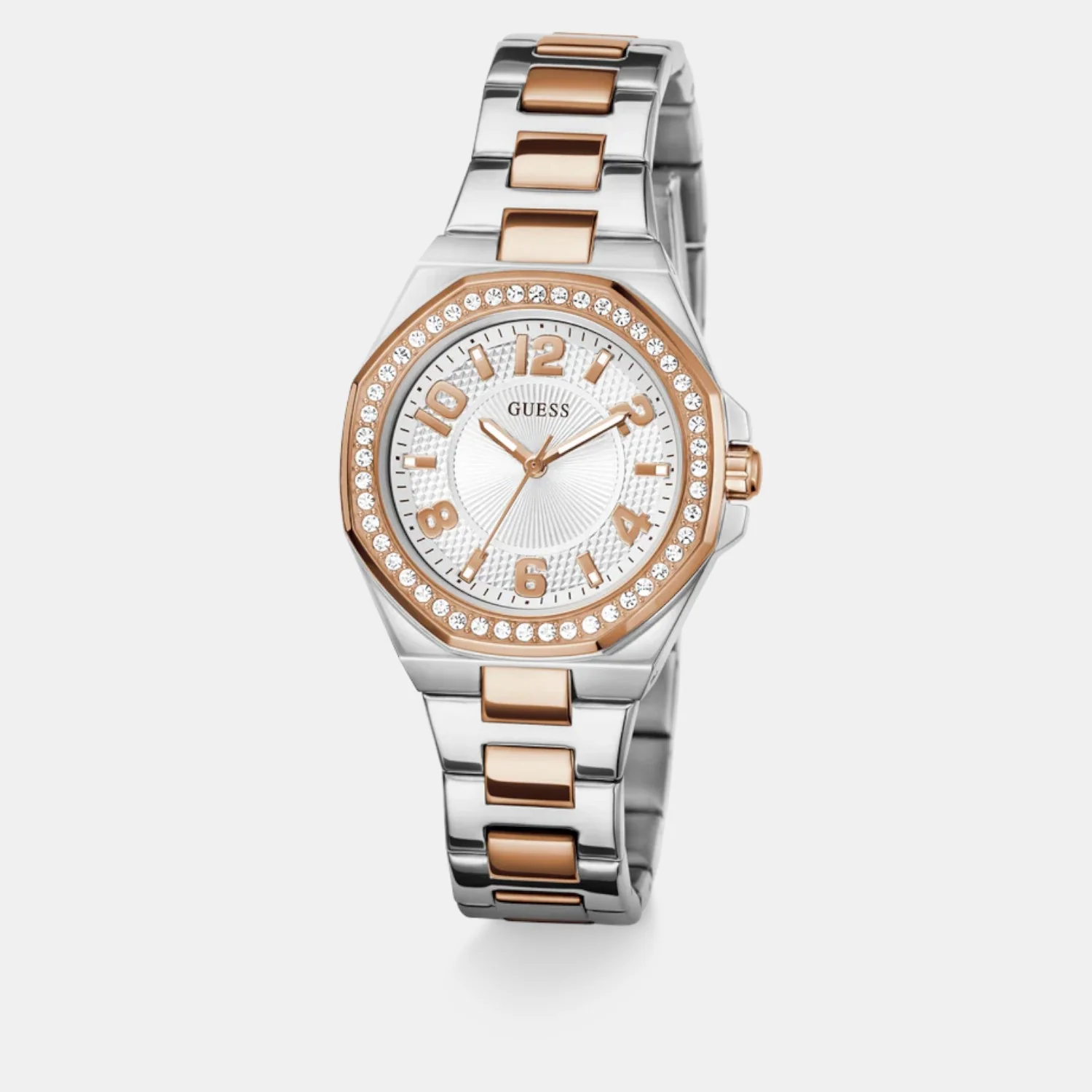 Women Quartz White Dial Analog Stainless Steel Watch GW0877L4 - Image 2