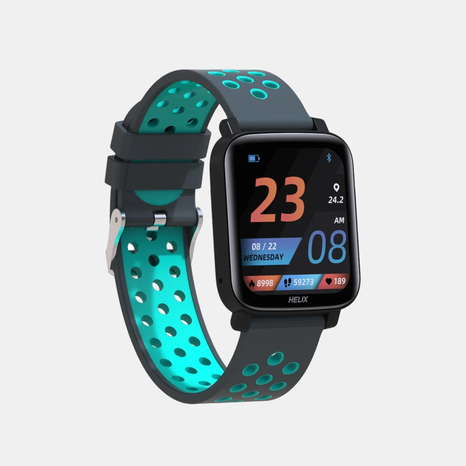 Men Processor Black Dial Digital Silicone Watch TW0HXW406T - Image 4