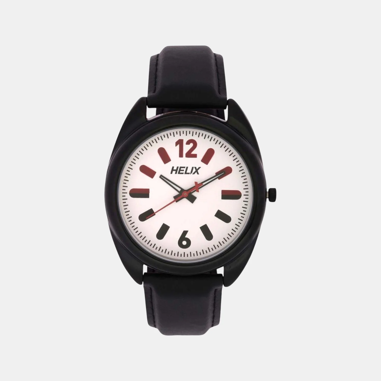 Men Quartz Beige Dial Analog Leather Watch TW038HG03