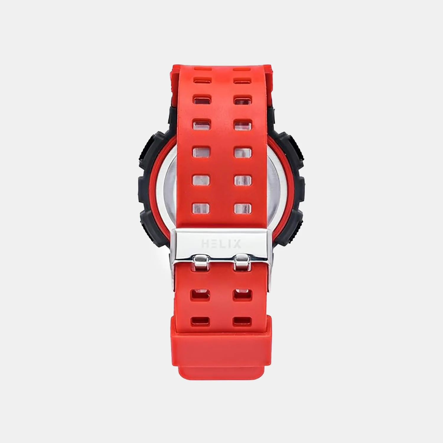 Men Quartz Black Dial Analog-Digital Silicone Watch TWESK7501T - Image 5