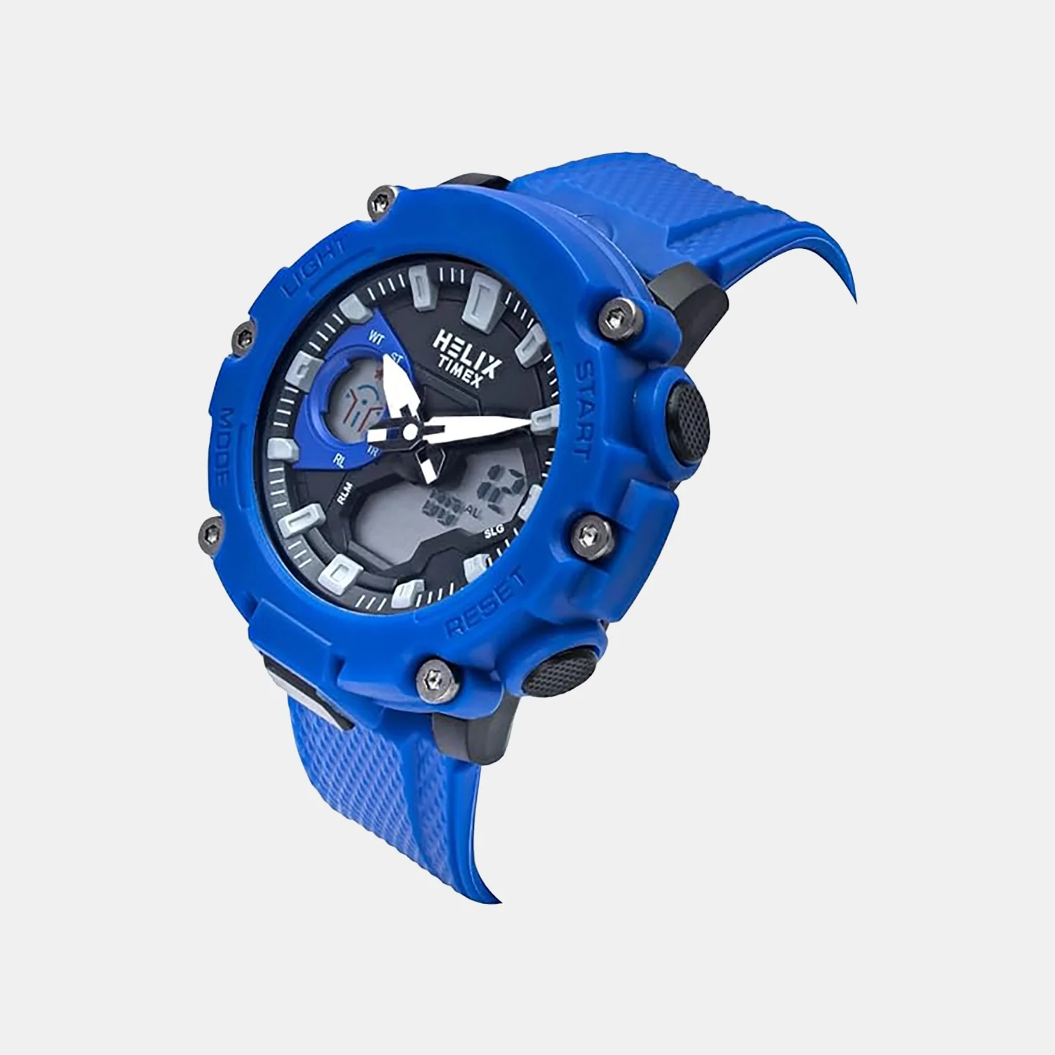 Men Quartz Black Dial Analog-Digital Silicone Watch TWESK7601T - Image 2