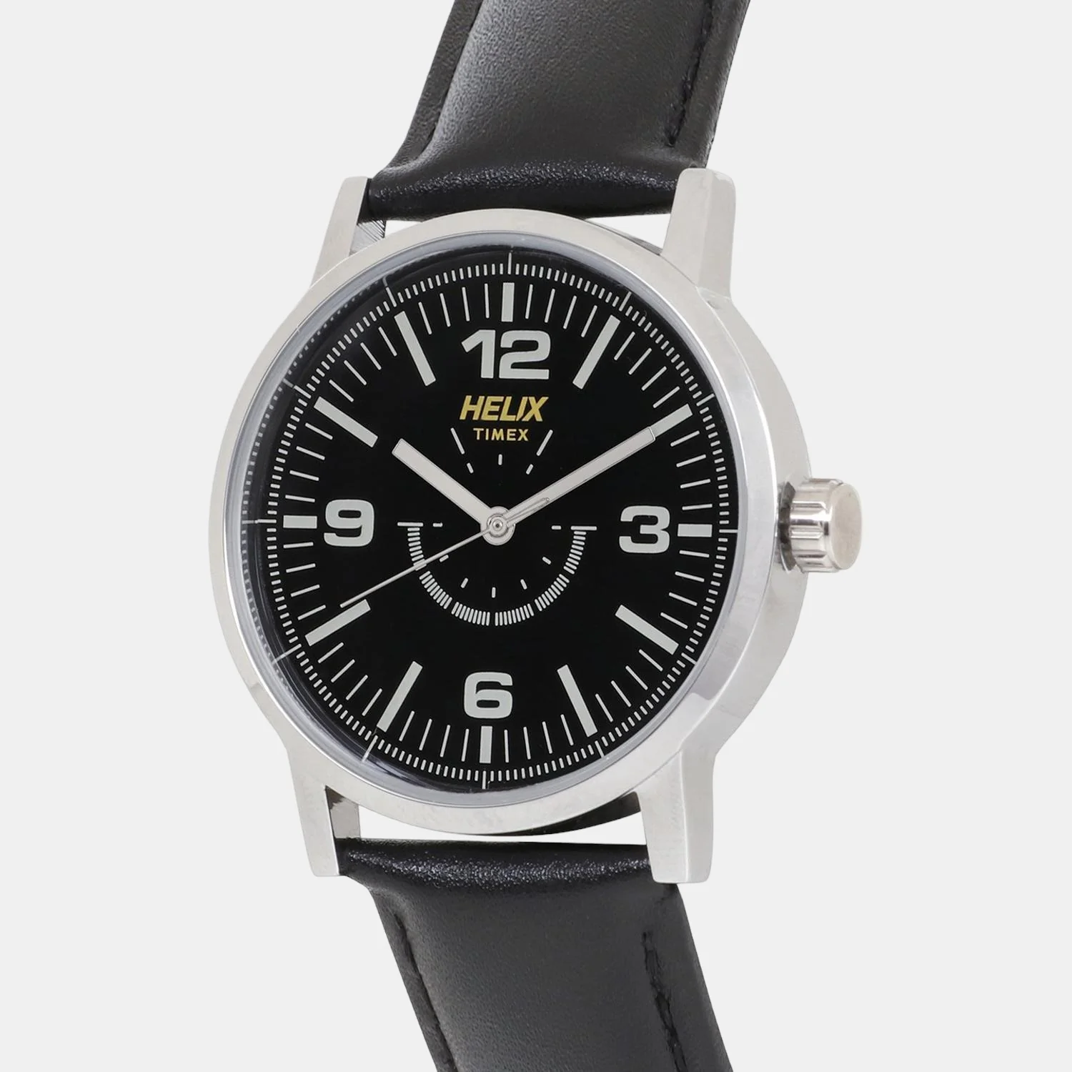 Men Quartz Black Dial Analog Leather Watch TW035HG01 - Image 3