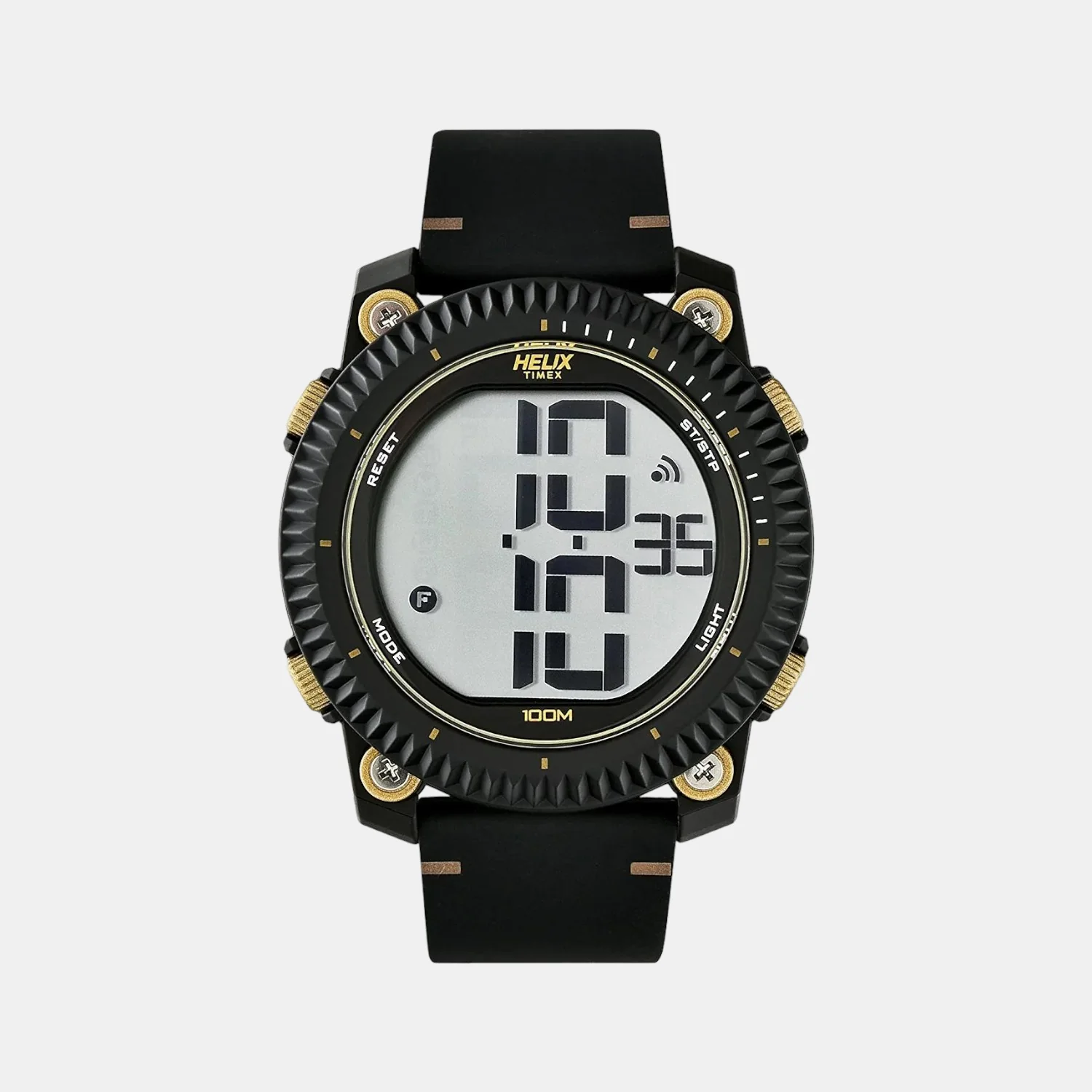 Men Quartz Black Dial Analog Resin Watch TWESK0702T