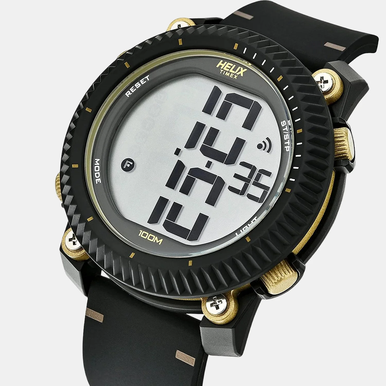 Men Quartz Black Dial Analog Resin Watch TWESK0702T - Image 2