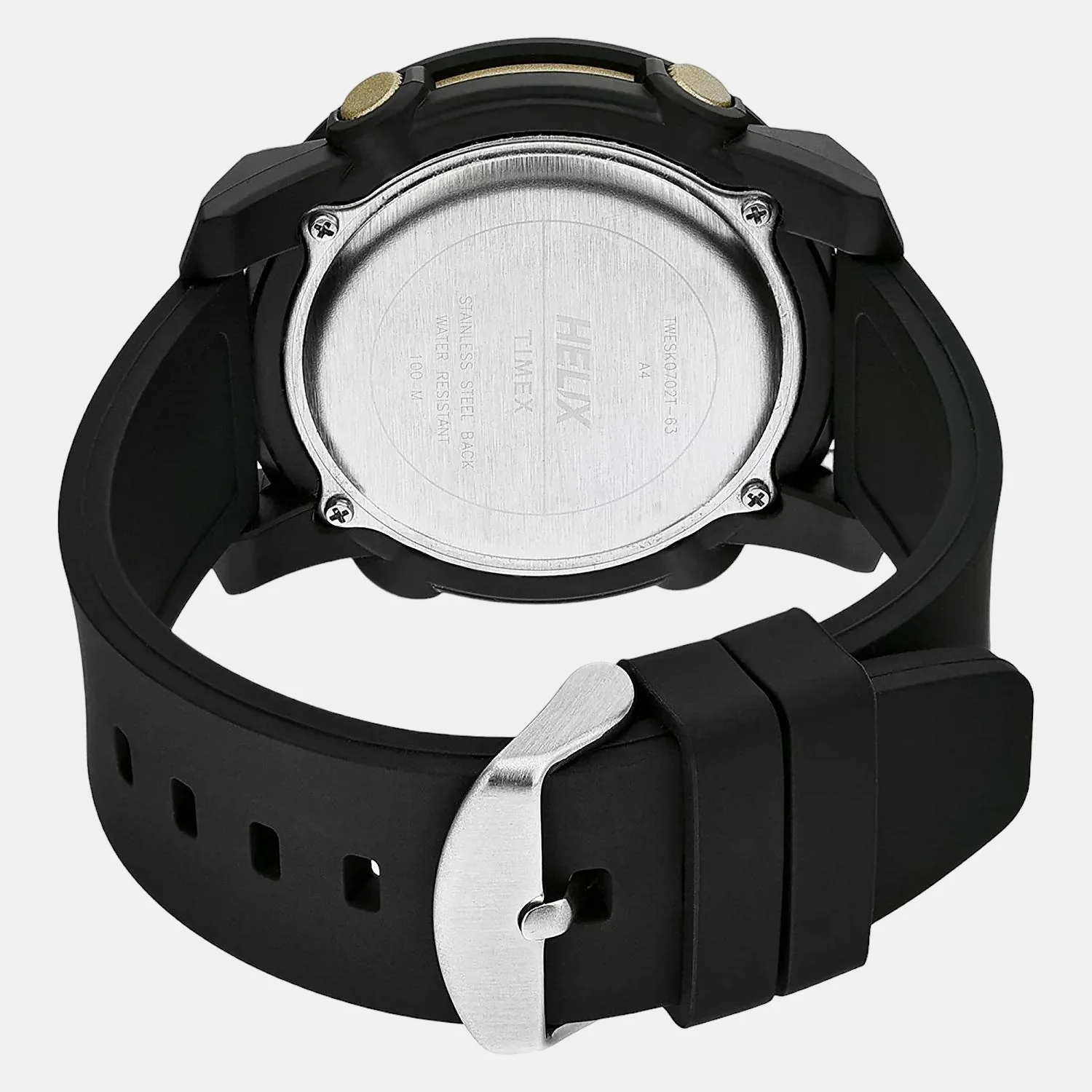 Men Quartz Black Dial Analog Resin Watch TWESK0702T - Image 4