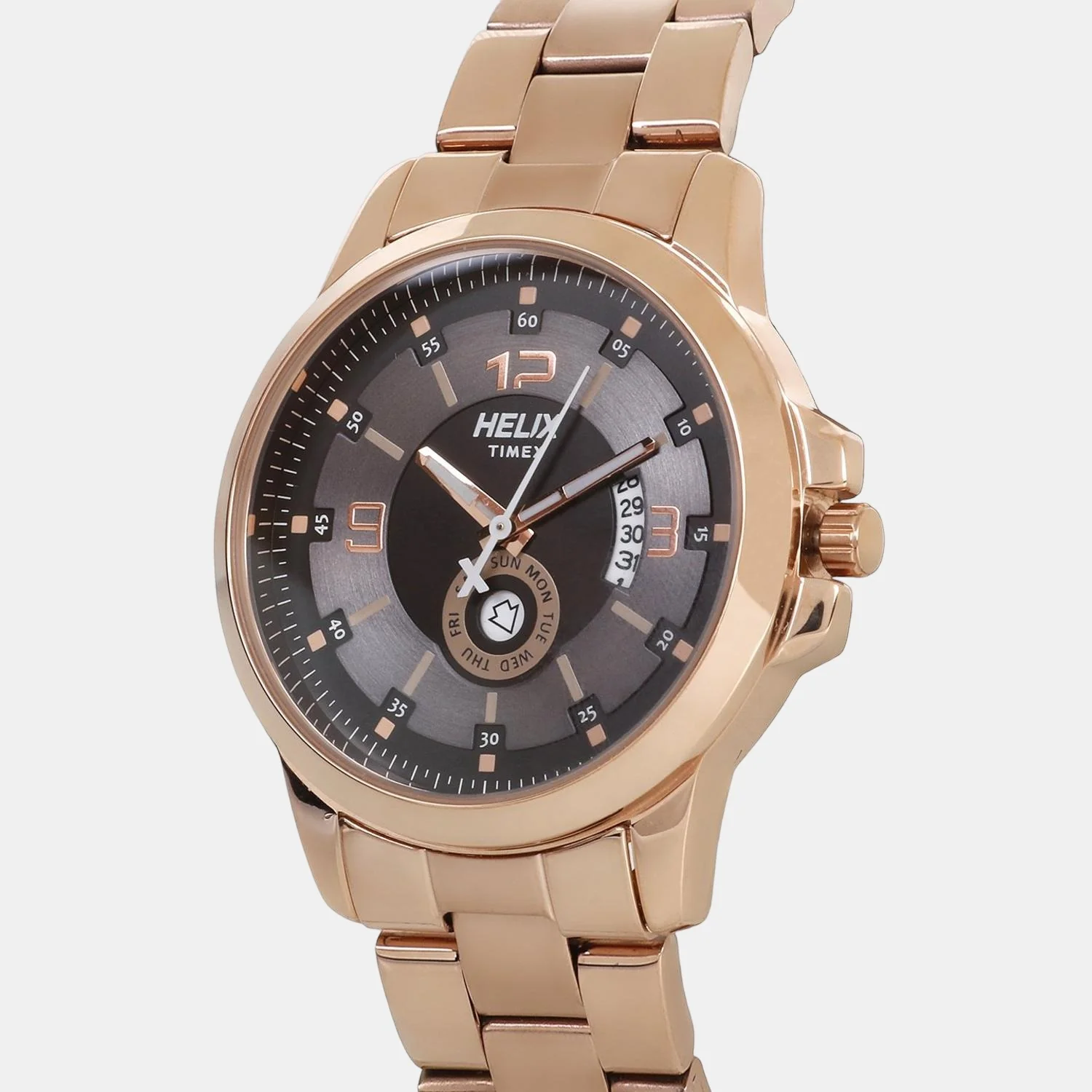 Men Quartz Black Dial Analog Stainless Steel Watch TW023HG18 - Image 3