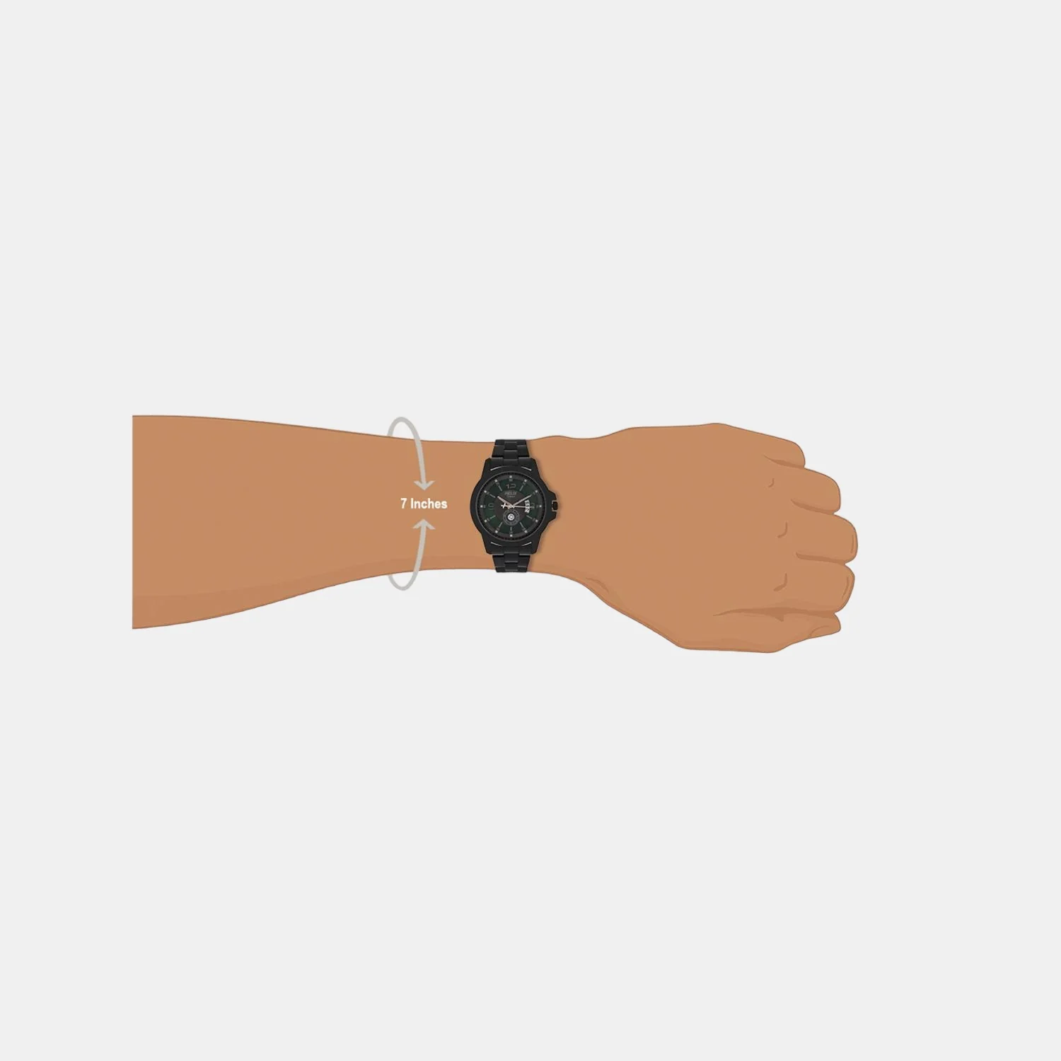 Men Quartz Black Dial Analog Stainless Steel Watch TW023HG21 - Image 5