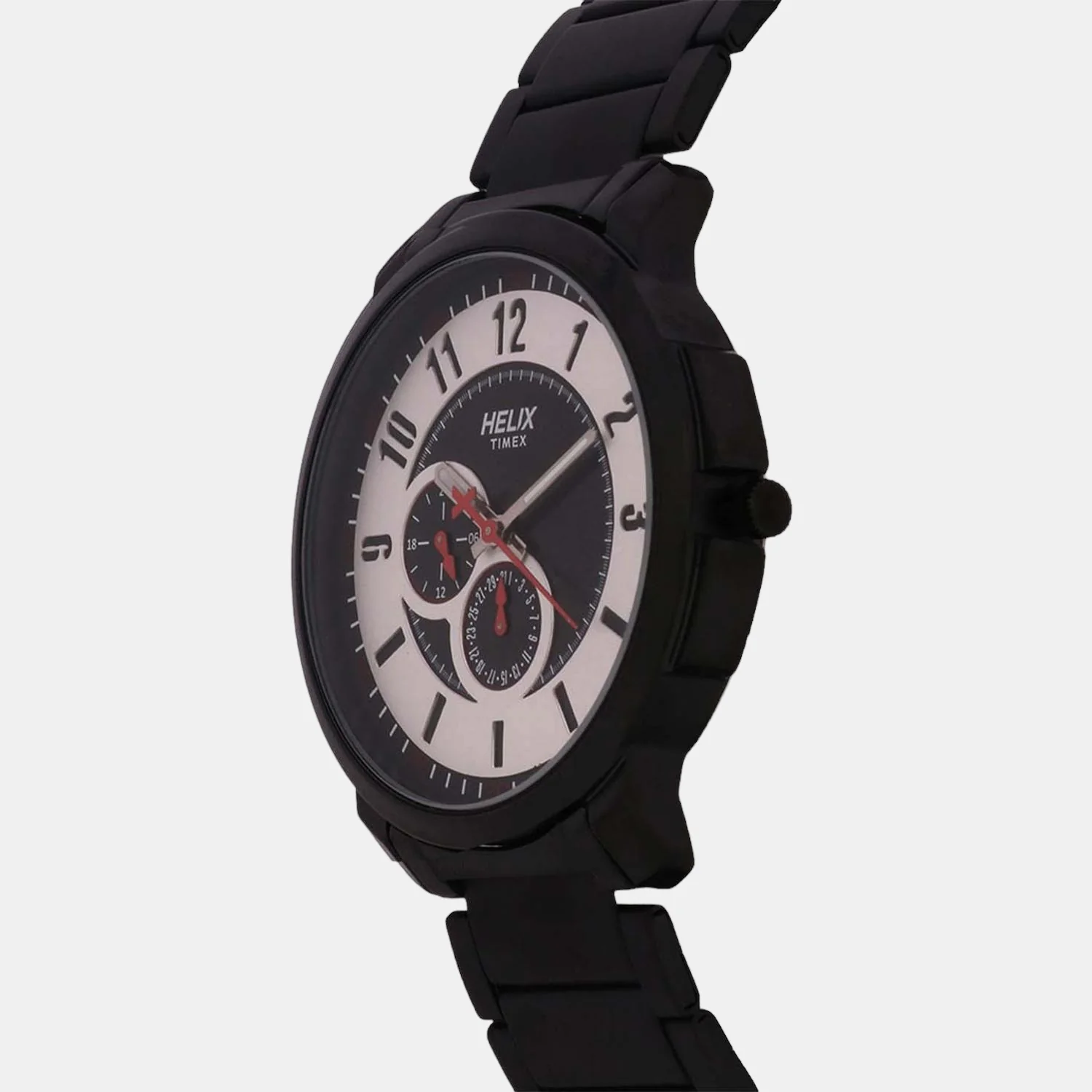 Men Quartz Black Dial Analog Stainless Steel Watch TW027HG32 - Image 3