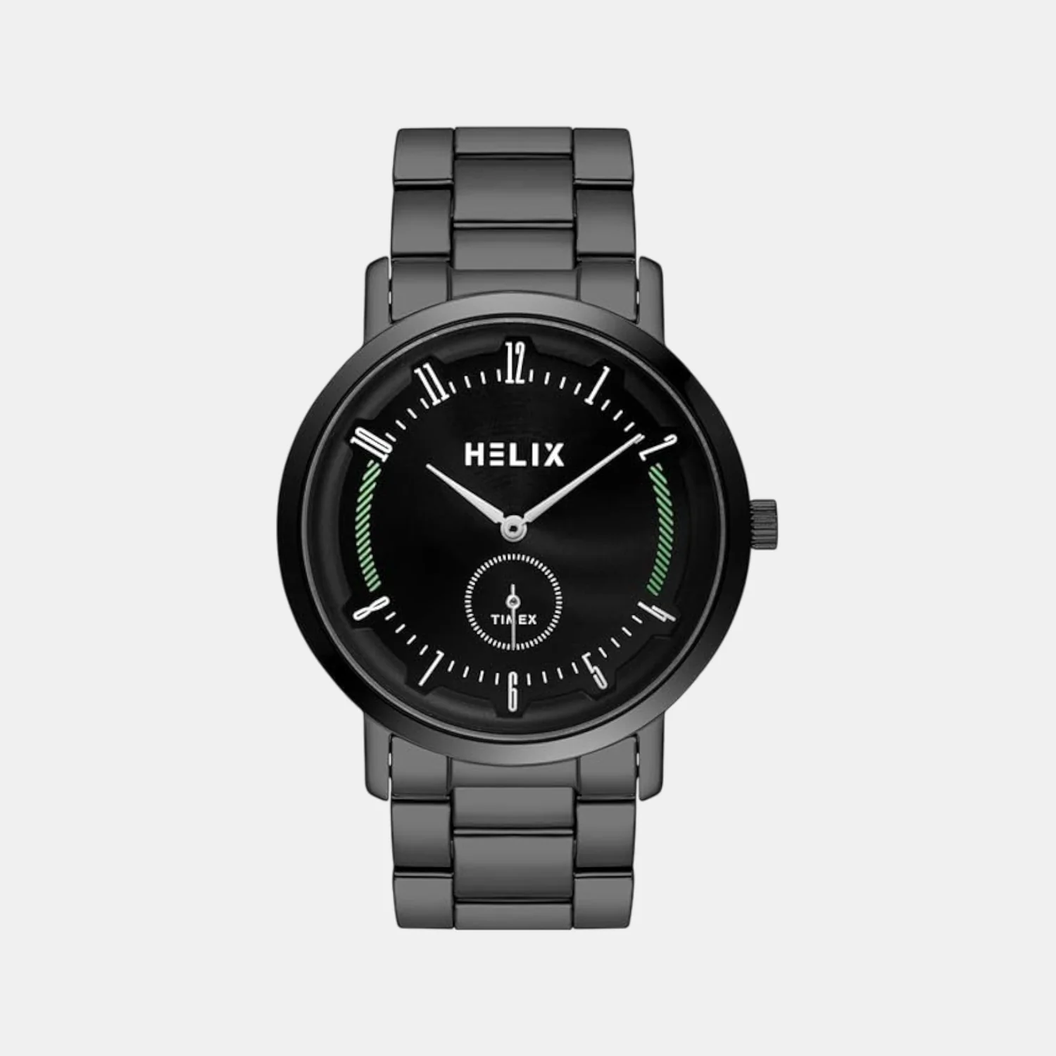 Men Quartz Black Dial Analog Stainless Steel Watch TW053HG09 - Image 2