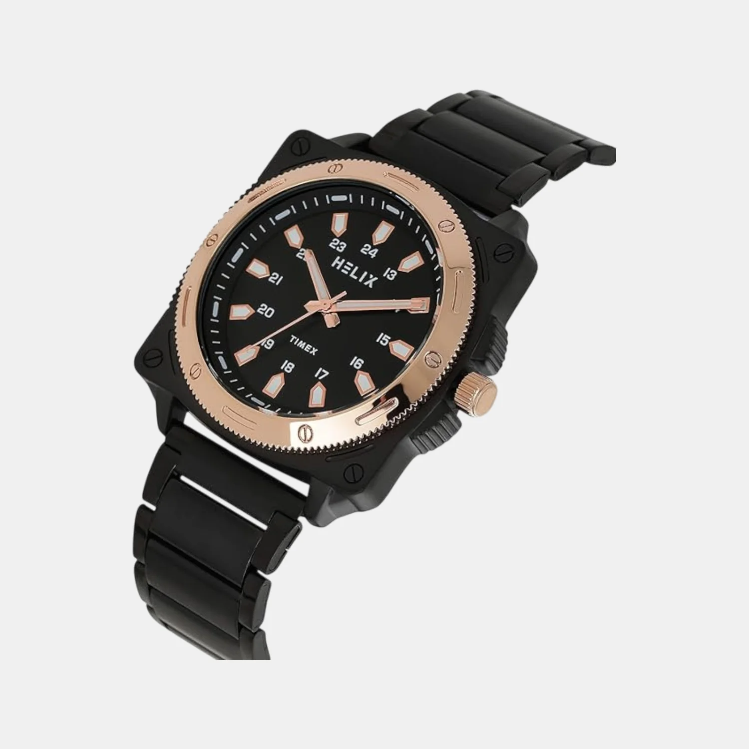 Men Quartz Black Dial Analog Stainless Steel Watch TW062HG02T - Image 2