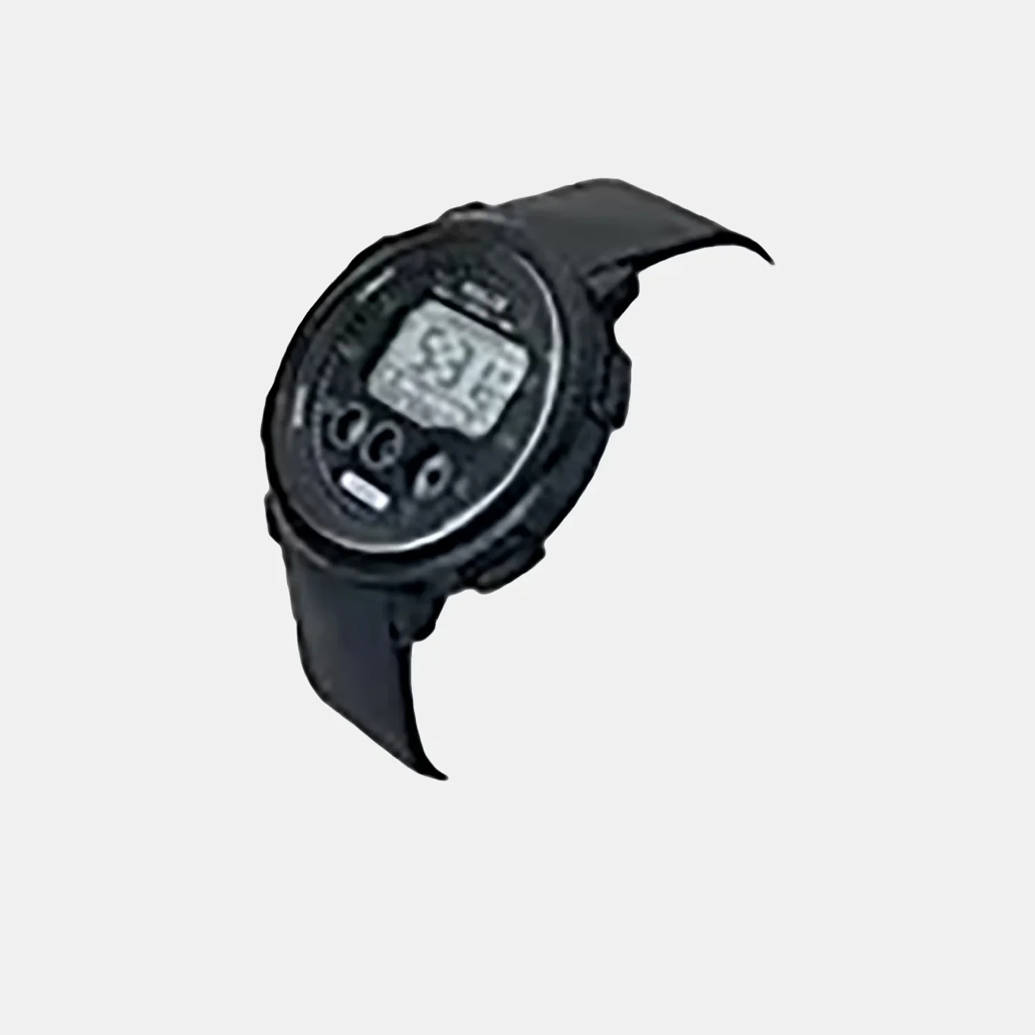 Men Quartz Black Dial Digital Silicone Watch TWESK6400T - Image 2