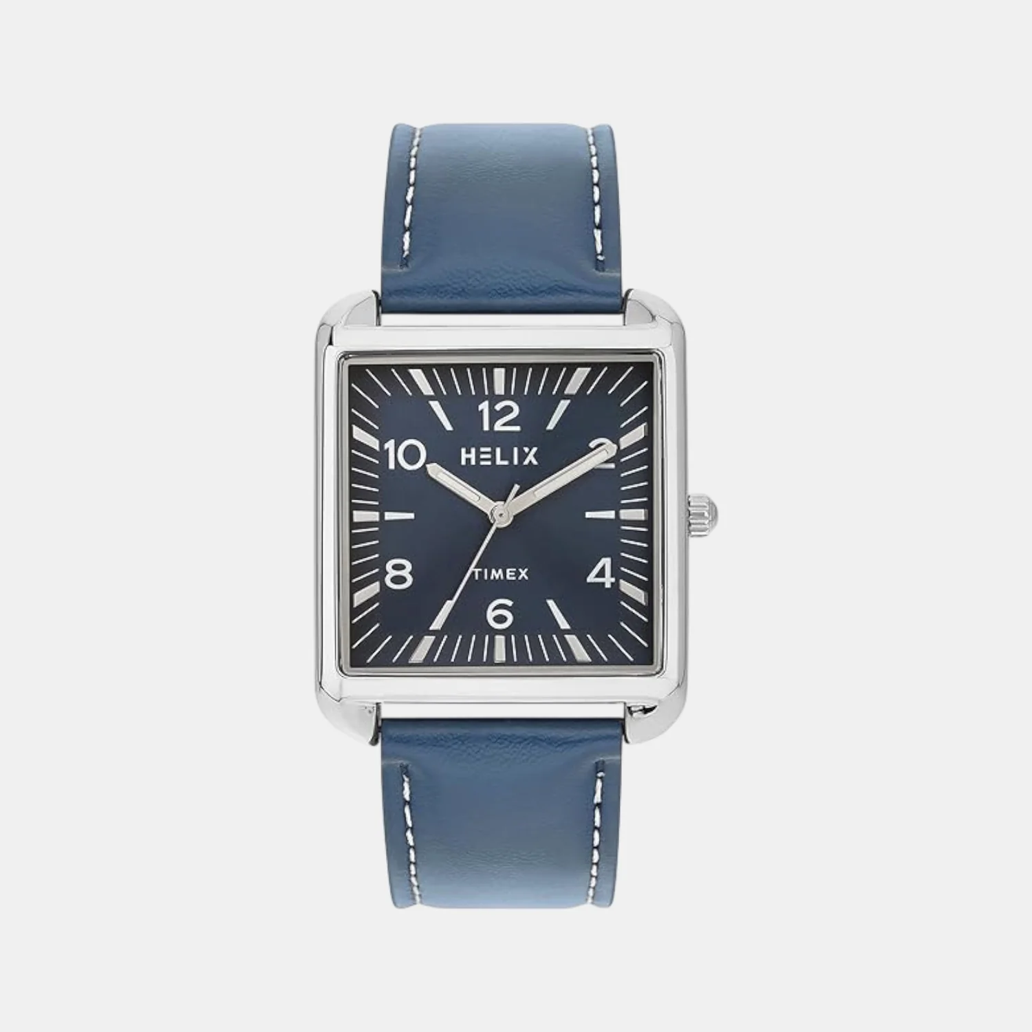 Men Quartz Blue Dial Analog Leather Watch TW064HG01T