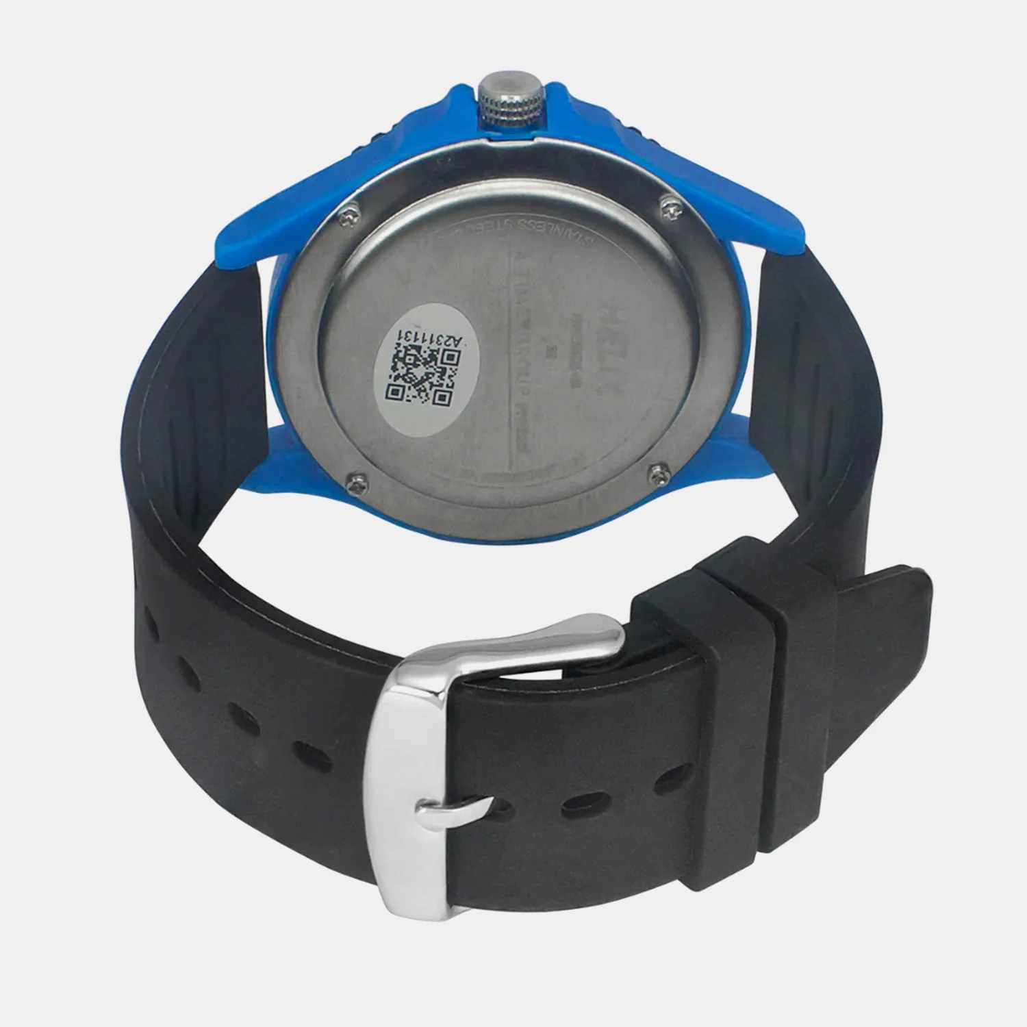Men Quartz Blue Dial Analog Silicone Watch TW033HG21 - Image 3