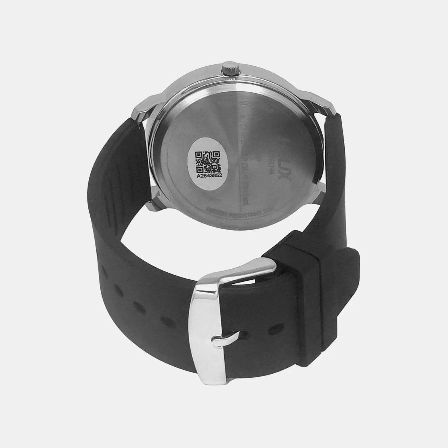 Men Quartz Dual Tone Dial Analog Silicone Watch TW039HG17 - Image 5