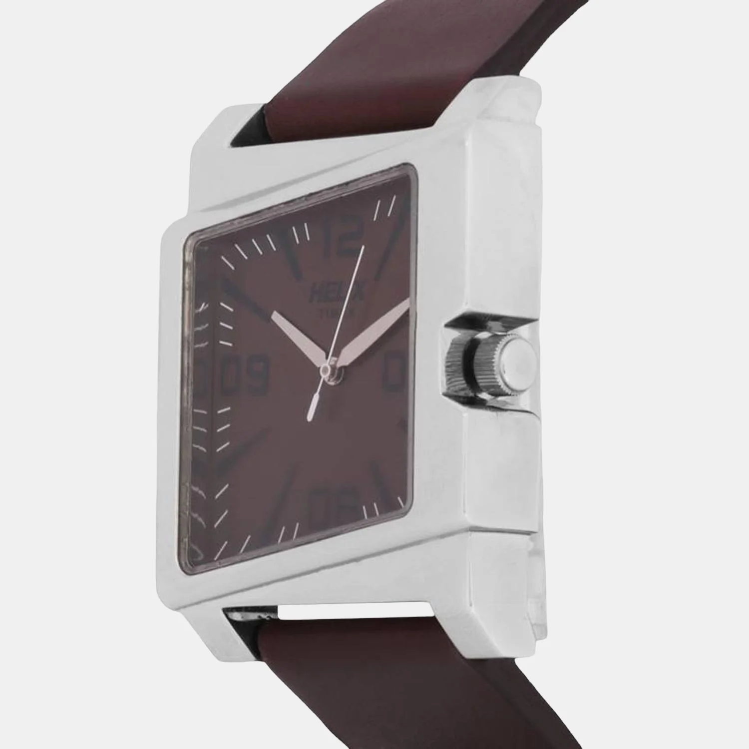 Men Quartz Brown Dial Analog Leather Watch TW037HG04 - Image 2