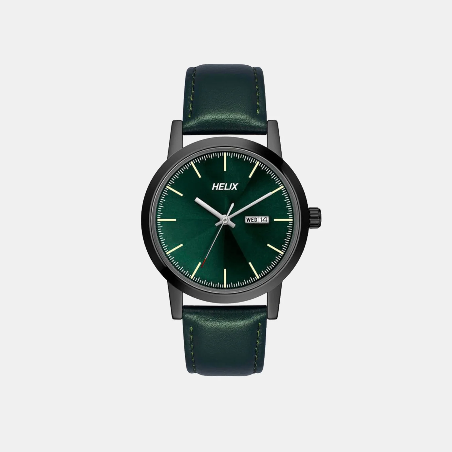 Men Quartz Green Dial Analog Stainless Steel Watch TW047HG04