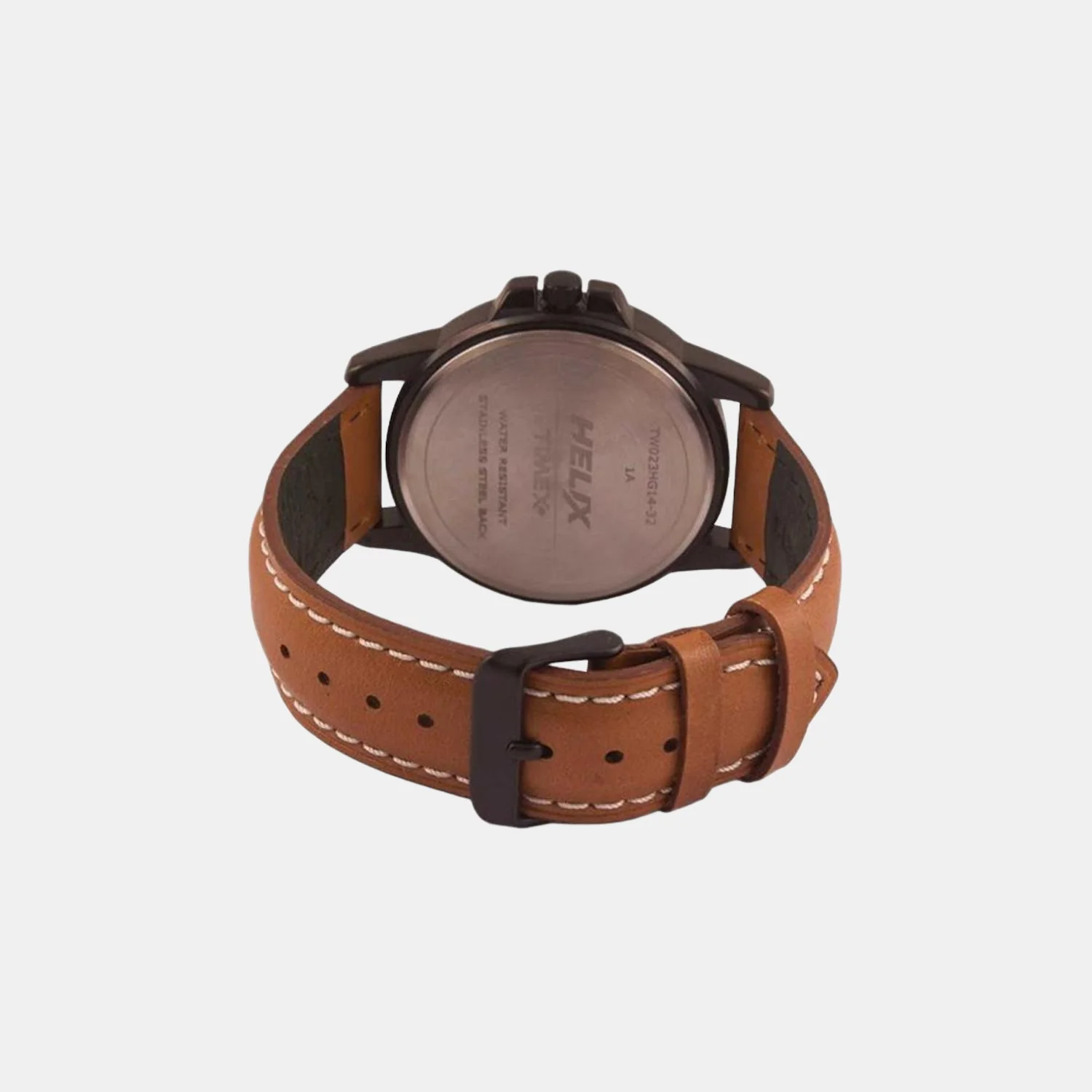 Men Quartz Grey Dial Analog Leather Watch TW023HG14 - Image 2