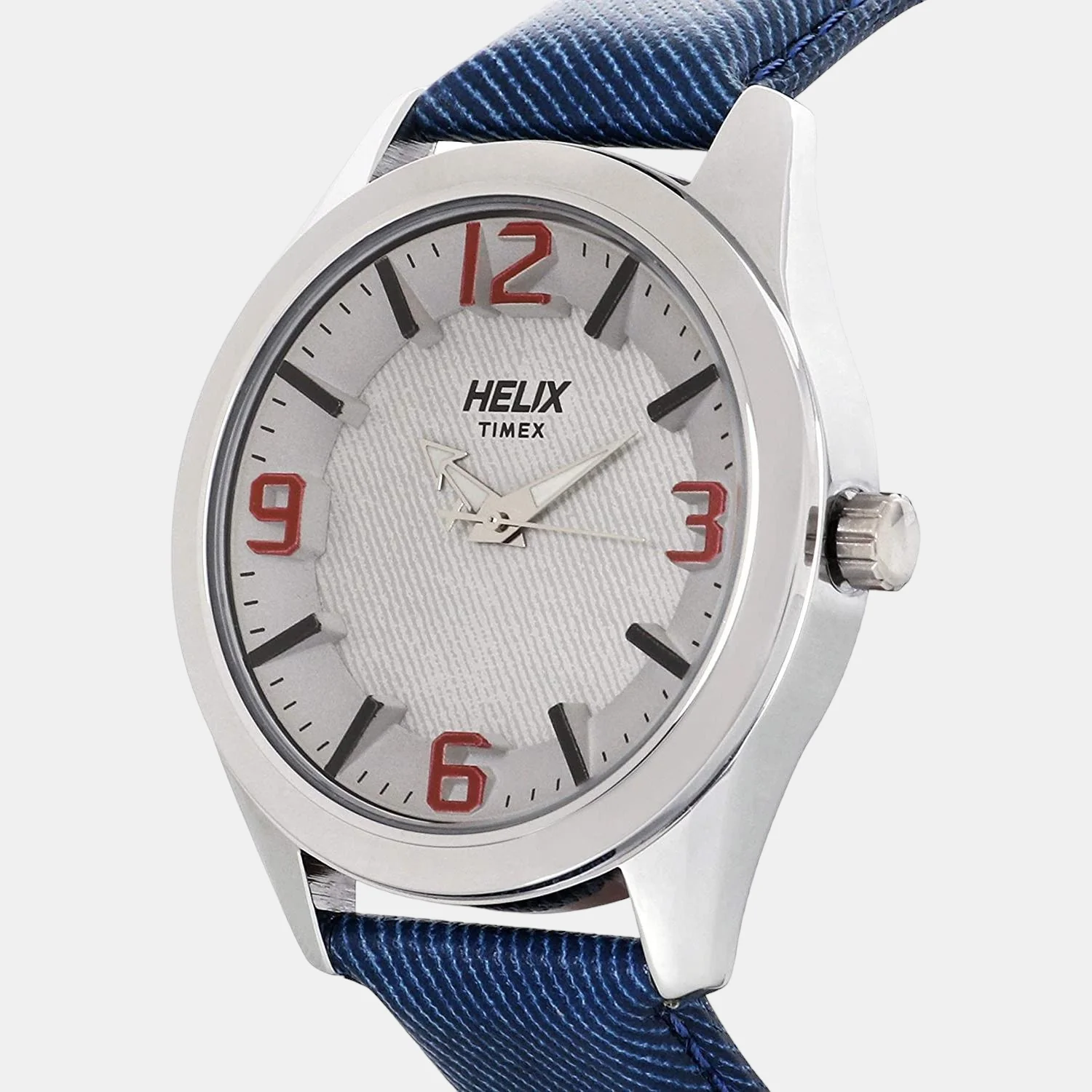 Men Quartz Grey Dial Analog Leather Watch TW031HG09 - Image 2