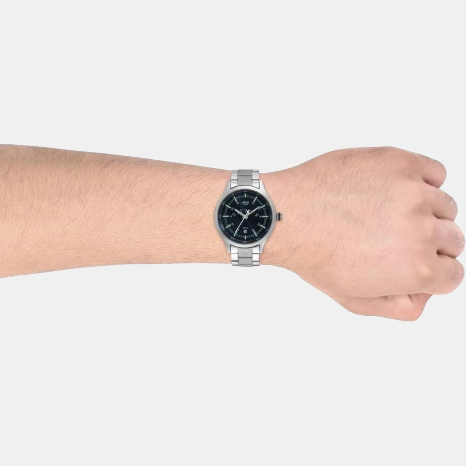 Men Quartz Grey Dial Analog Stainless Steel Watch TW003HG17 - Image 5