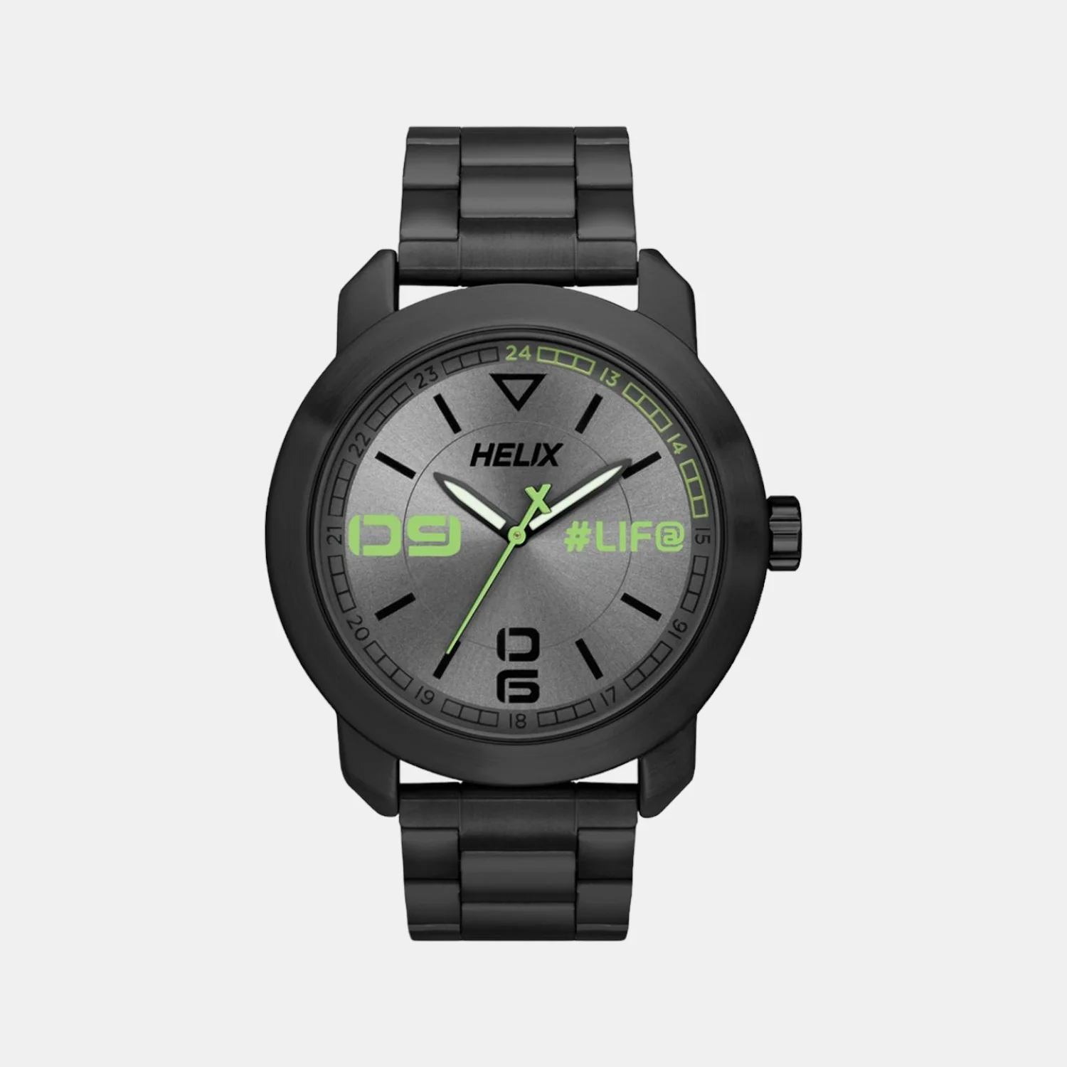 Men Quartz Grey Dial Analog Stainless Steel Watch TW036HG10