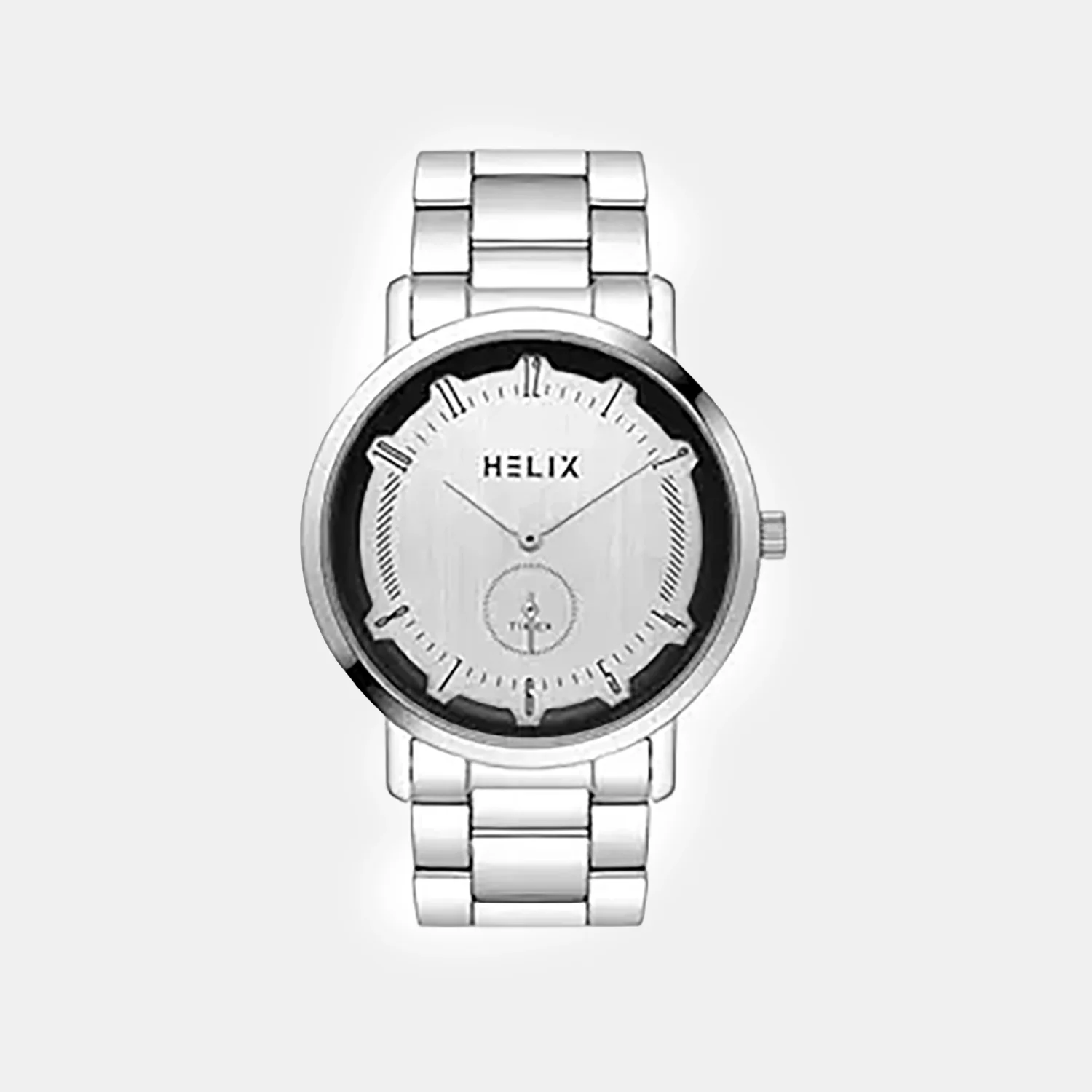 Men Quartz Silver Dial Analog Stainless Steel Watch TW053HG06