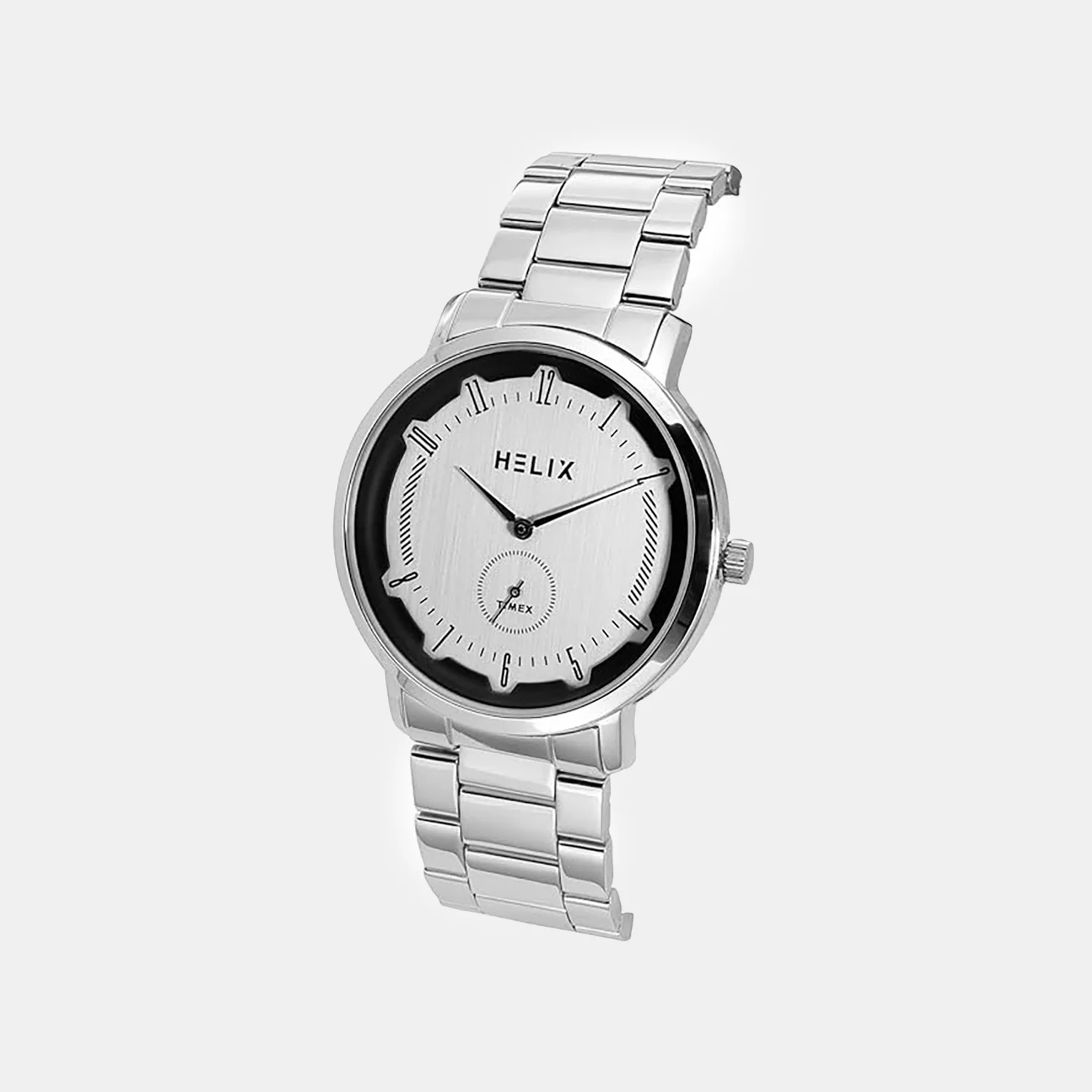Men Quartz Silver Dial Analog Stainless Steel Watch TW053HG06 - Image 2