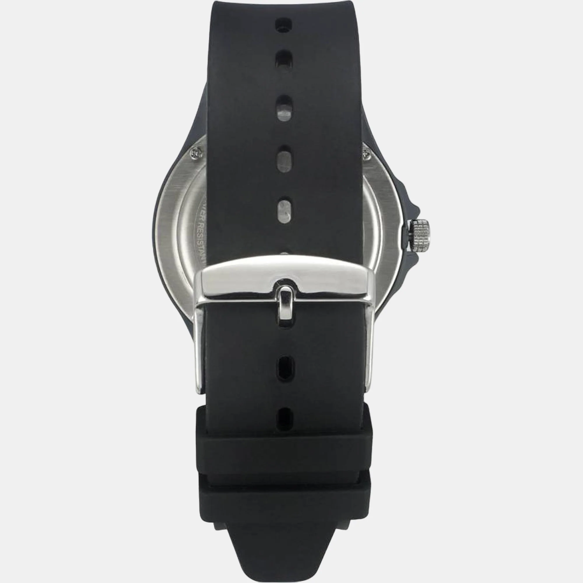 Men Quartz Two Tone Dial Analog Silicone Watch TW033HG22 - Image 4