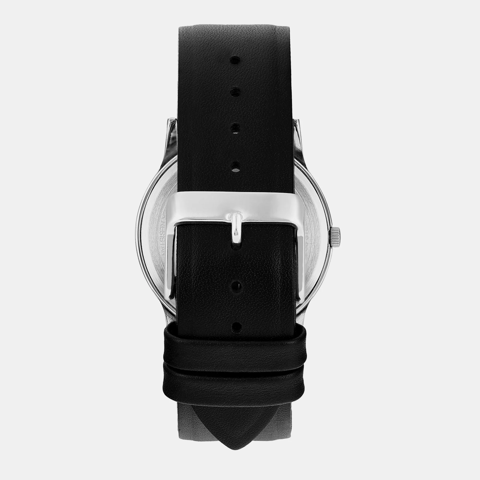 Men Quartz White Dial Analog Leather Watch TW054HG00 - Image 7