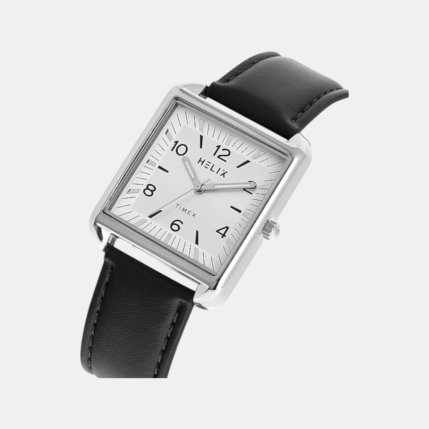Men Quartz White Dial Analog Leather Watch TW064HG00T - Image 2
