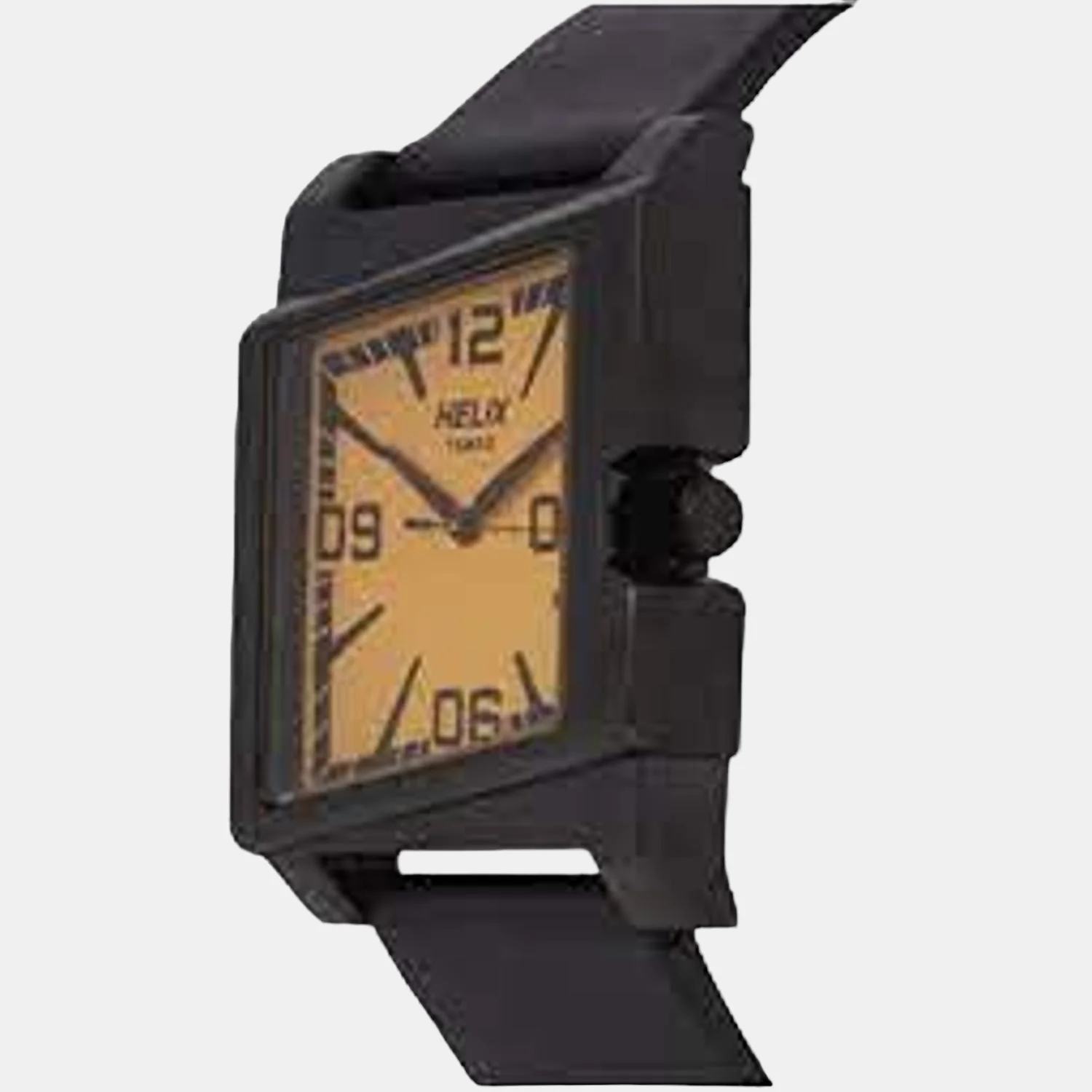 Men Quartz Yellow Dial Analog Leather Watch TW037HG02 - Image 2