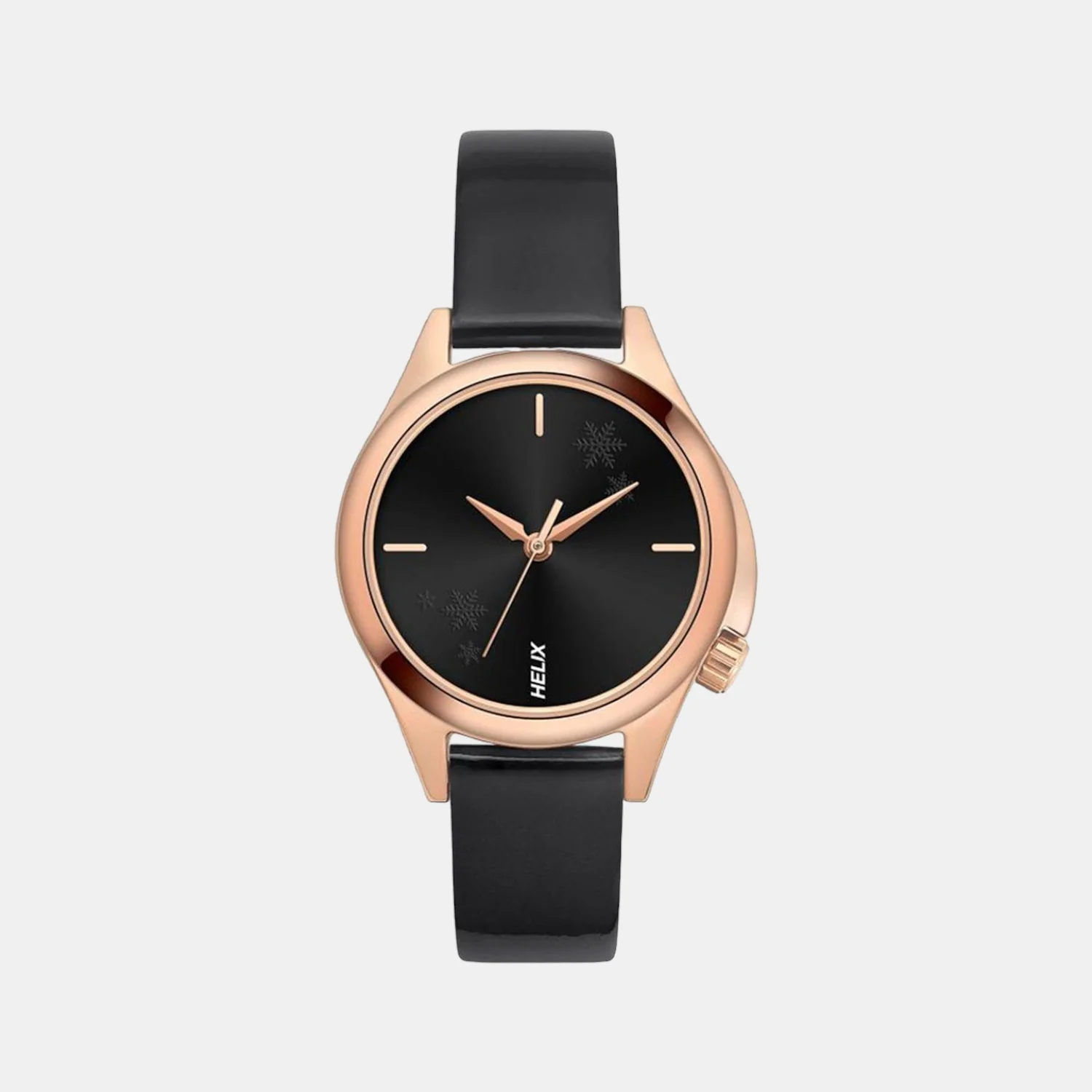 Women Quartz Black Dial Analog Leather Watch TW037HL12