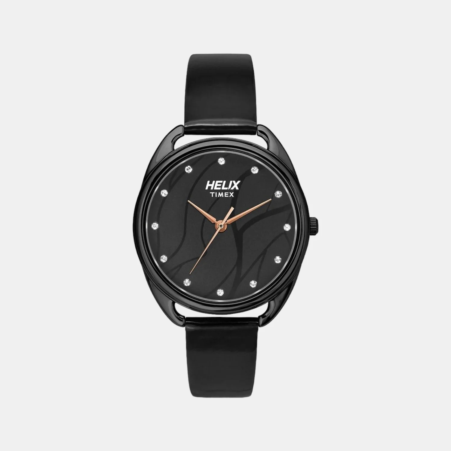 Women Quartz Black Dial Analog Leather Watch TW043HL02