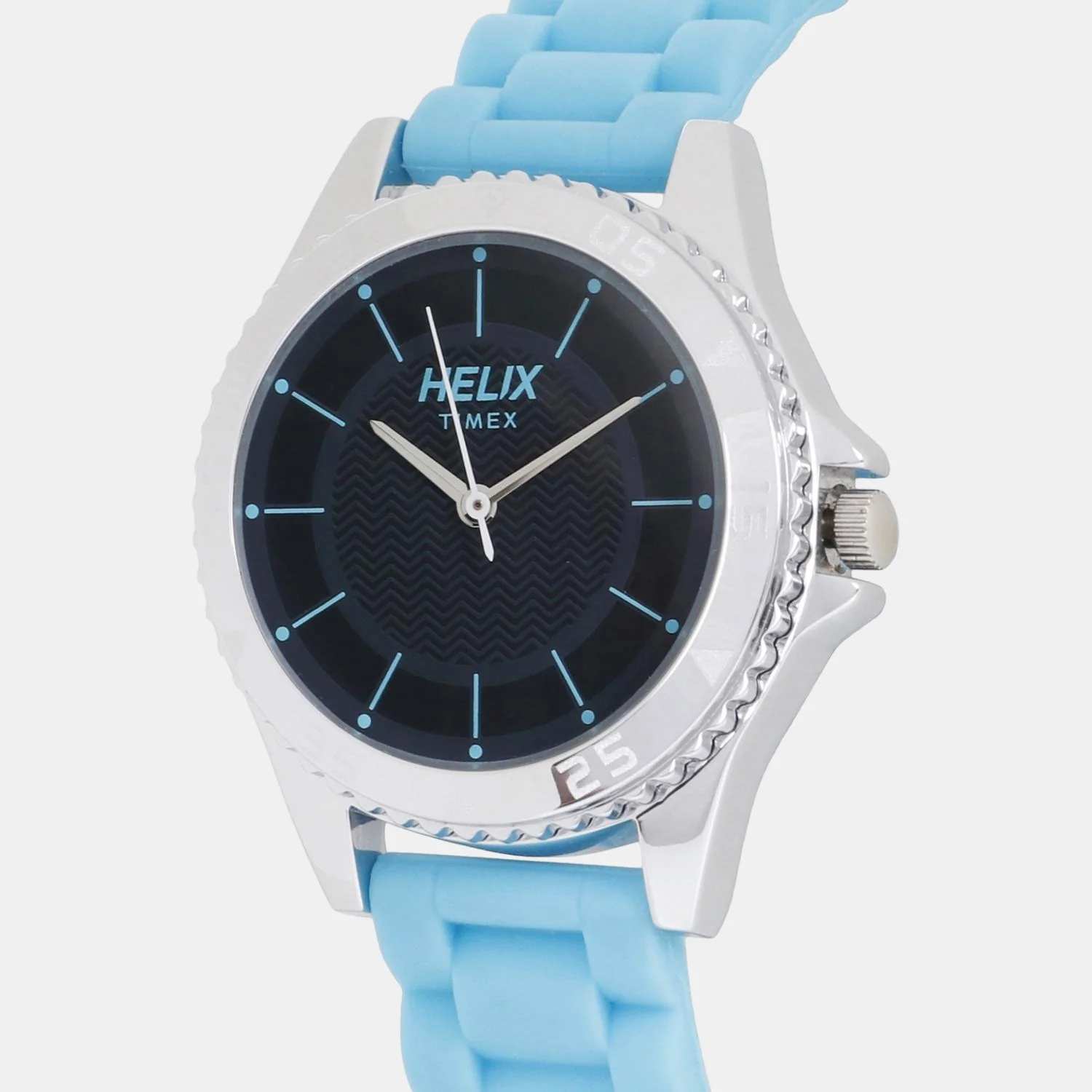 Women Quartz Black Dial Analog Silicone Watch TW035HL02 - Image 3