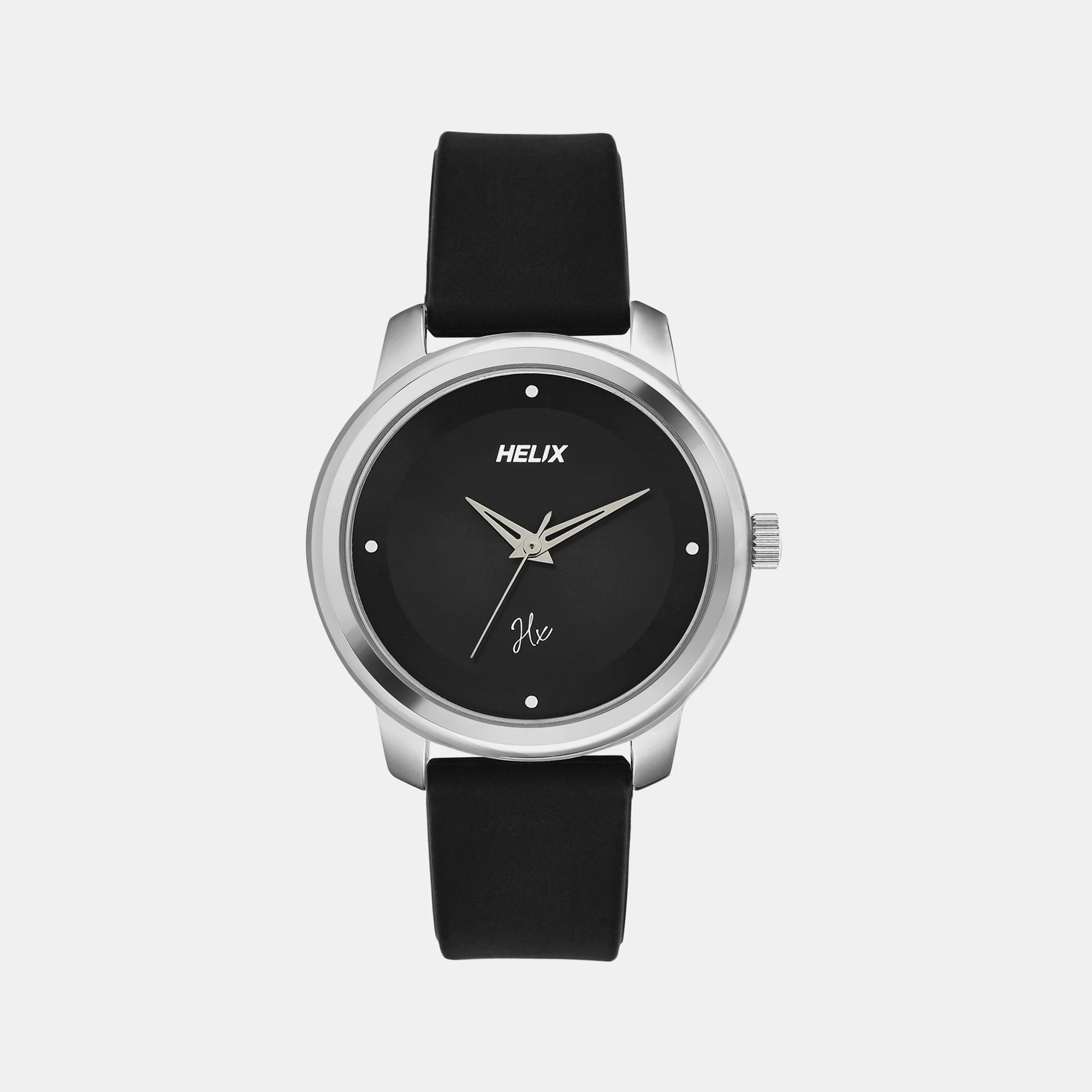 Women Quartz Black Dial Analog Silicone Watch TW048HL16 - Image 2