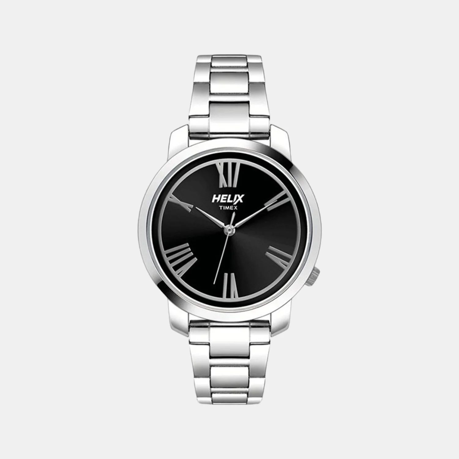Women Quartz Black Dial Analog Stainless Steel Watch TW032HL12