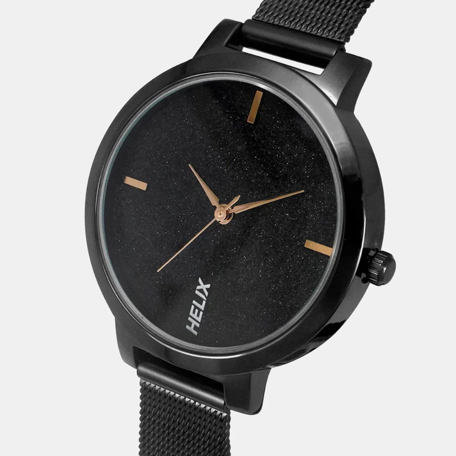 Women Quartz Black Dial Analog Stainless Steel Watch TW041HL22 - Image 2