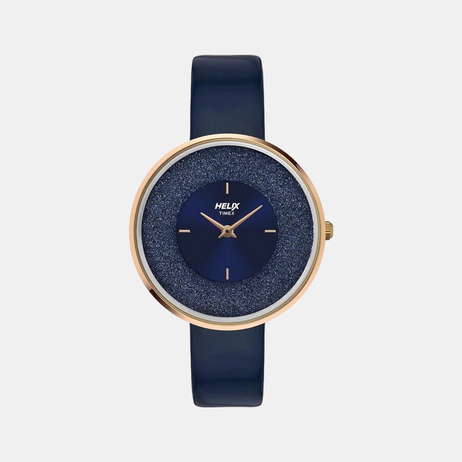 Women Quartz Blue Dial Analog Leather Watch TW031HL09